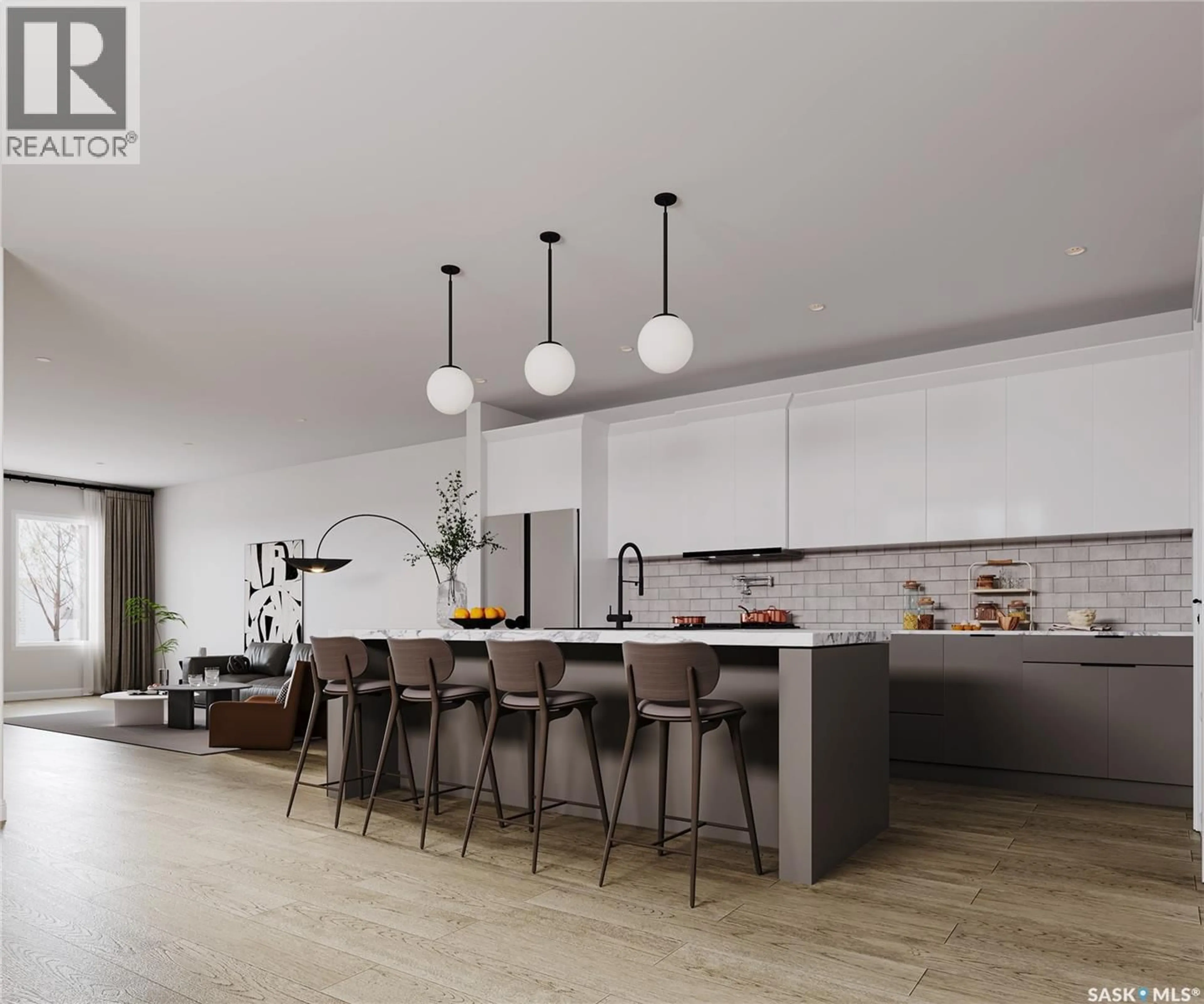 Open concept kitchen, unknown for 209 ASPEN RIDGE STREET, Saskatoon Saskatchewan S7W1N1