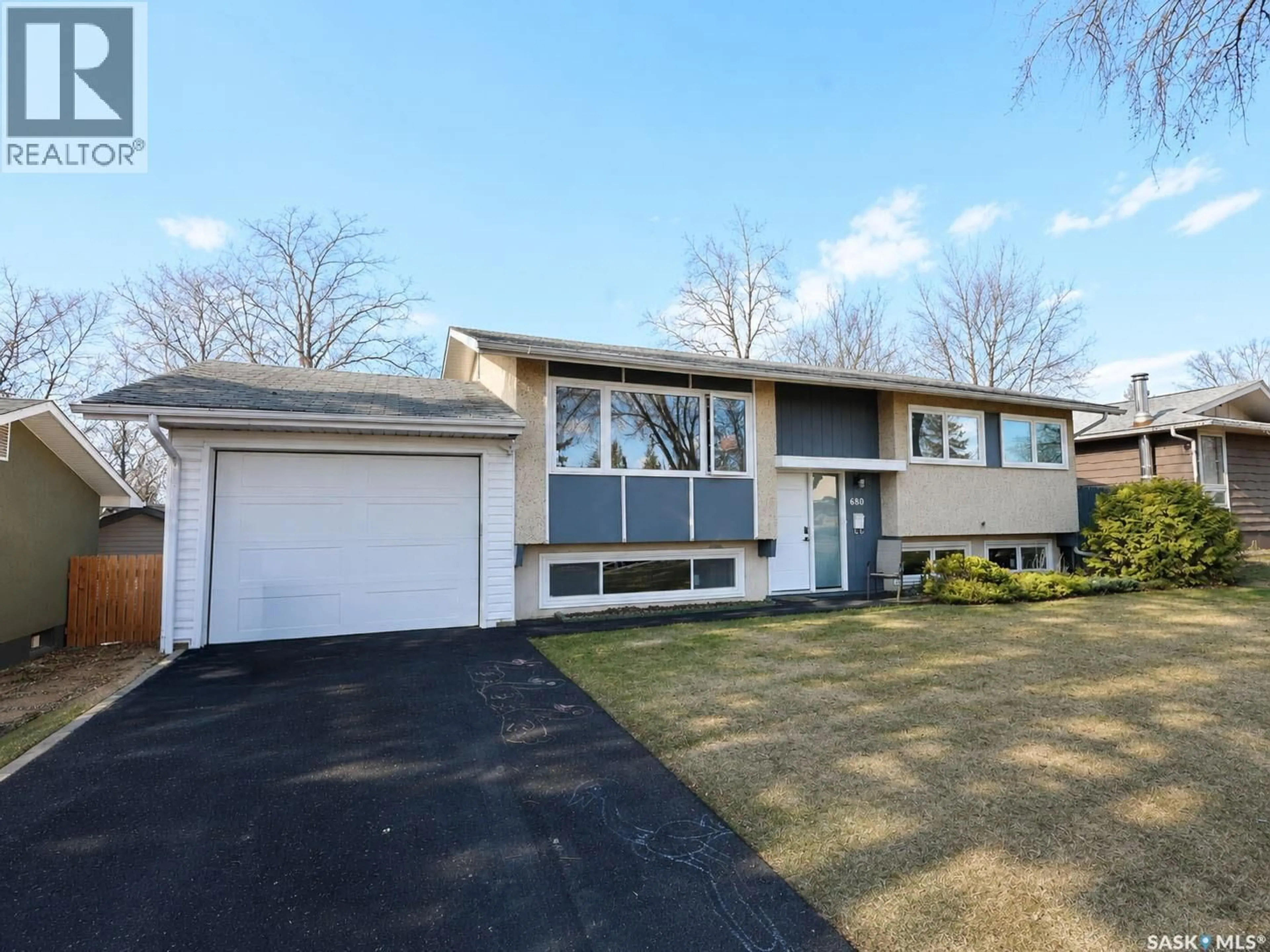 Home with vinyl exterior material, street for 680 EASTWOOD STREET, Prince Albert Saskatchewan S6V2T5