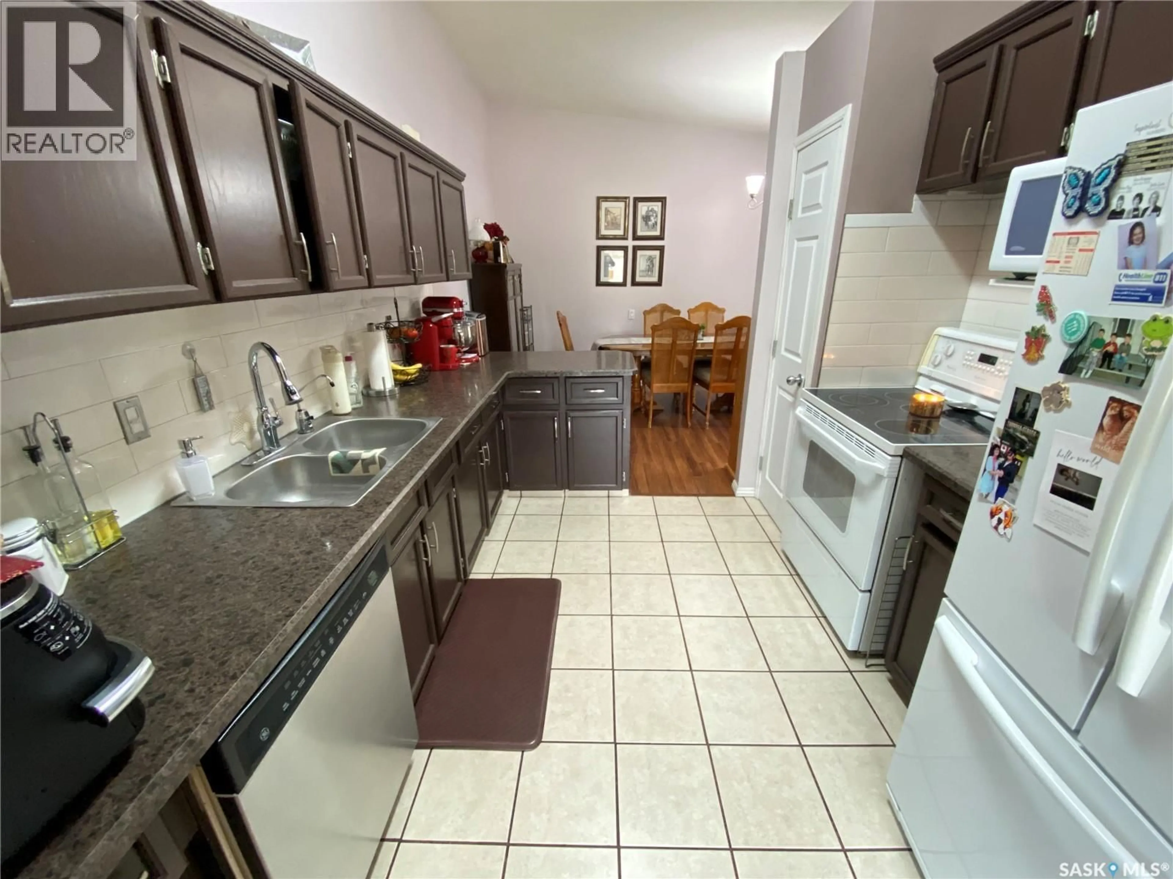 Standard kitchen, ceramic/tile floor for 2 CIRCLEBROOKE DRIVE, Yorkton Saskatchewan S3N2T4