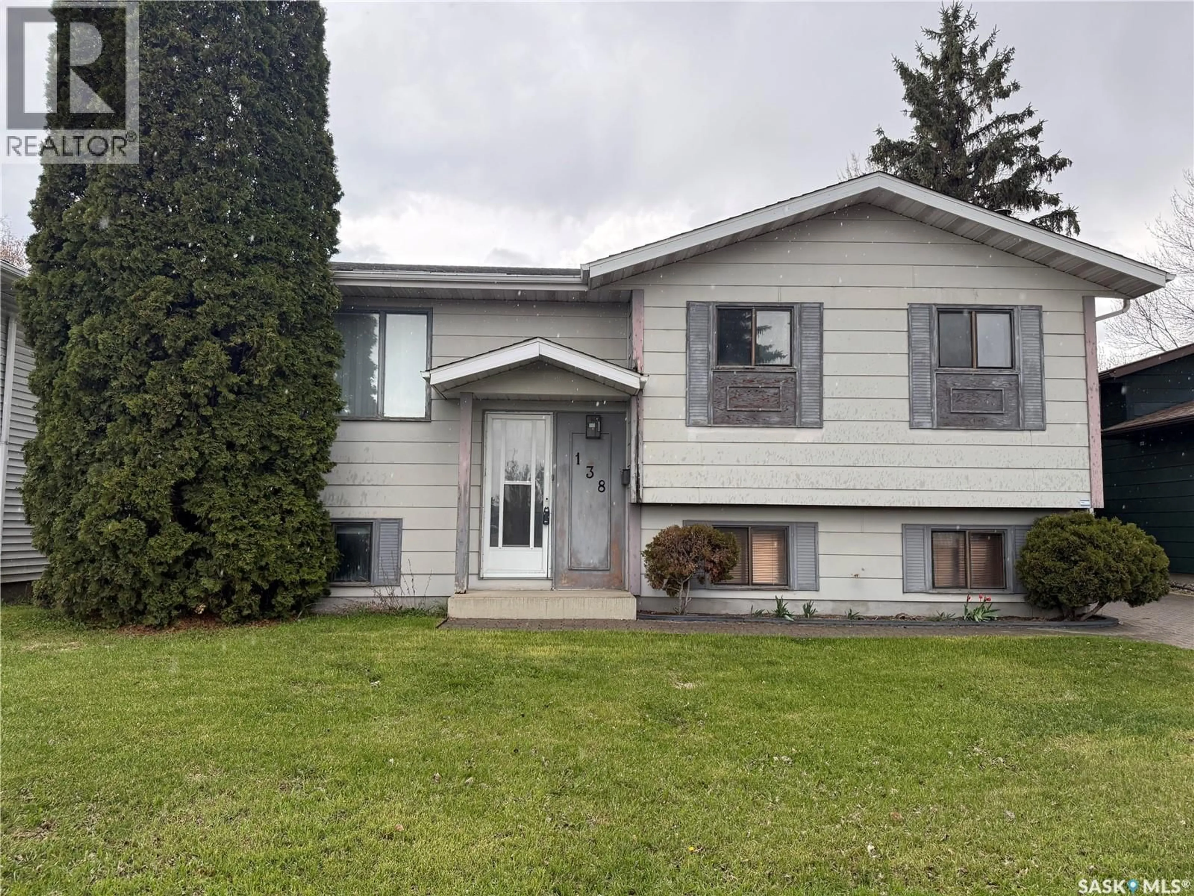 Home with vinyl exterior material, street for 138 WEYAKWIN DRIVE, Saskatoon Saskatchewan S7J4M5