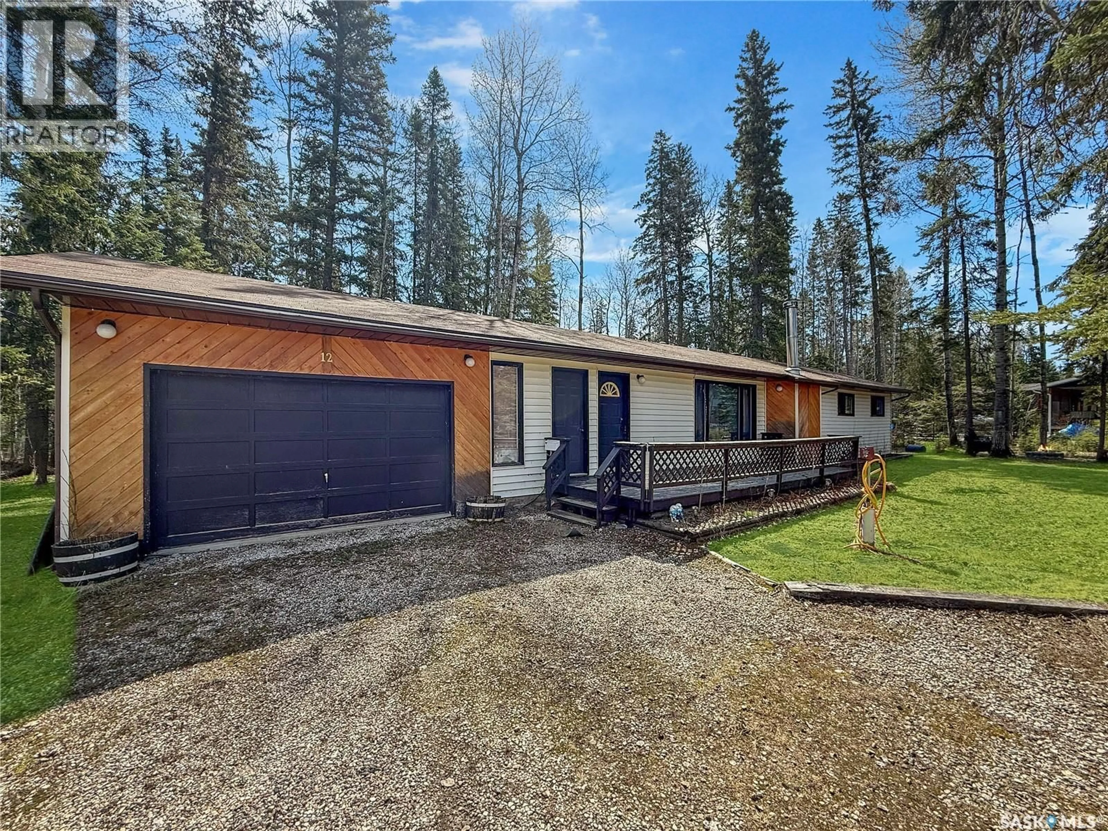 A pic from outside/outdoor area/front of a property/back of a property/a pic from drone, unknown for 12 5TH AVENUE, Candle Lake Saskatchewan S0J3E0
