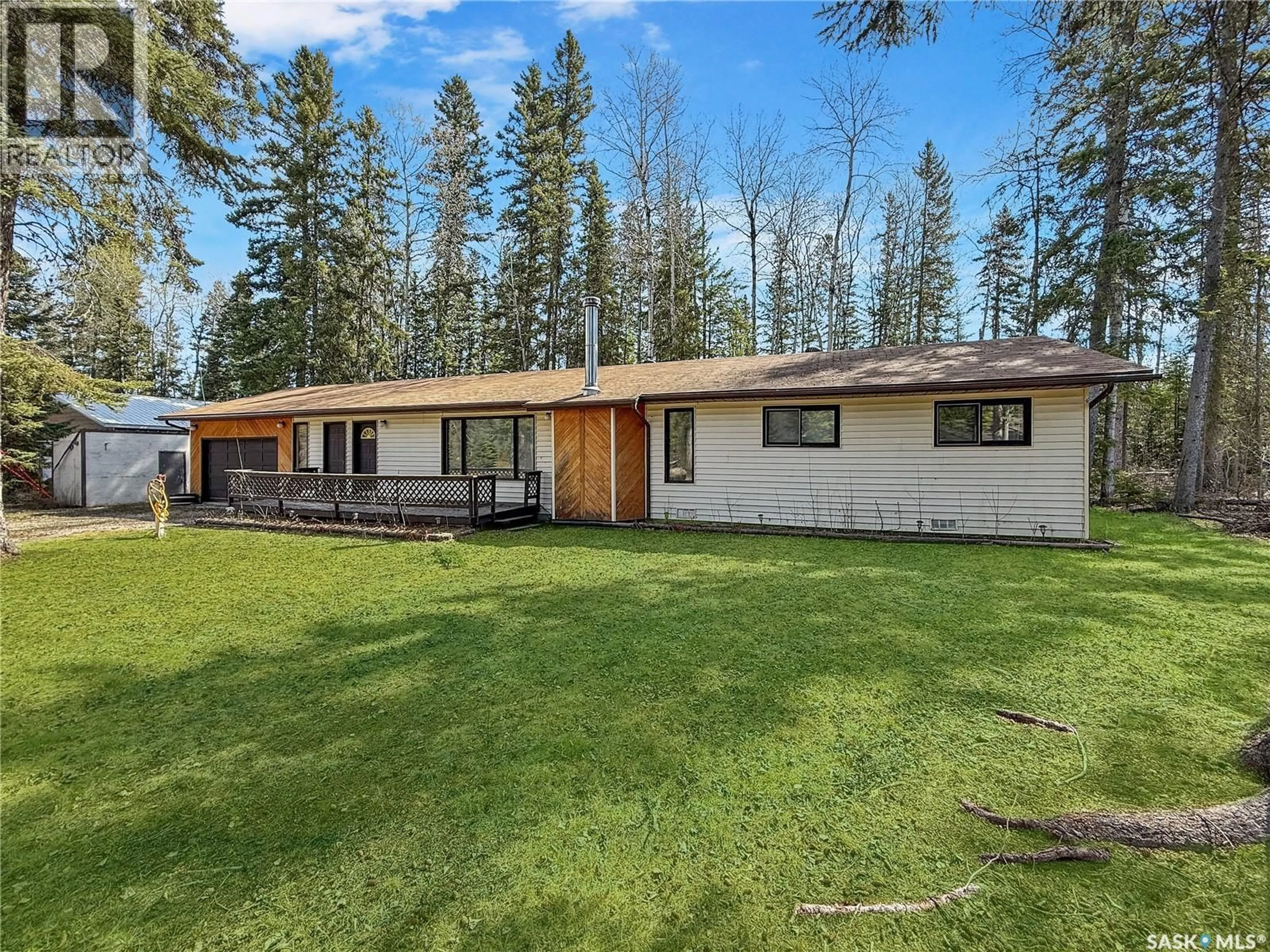 A pic from outside/outdoor area/front of a property/back of a property/a pic from drone, unknown for 12 5TH AVENUE, Candle Lake Saskatchewan S0J3E0