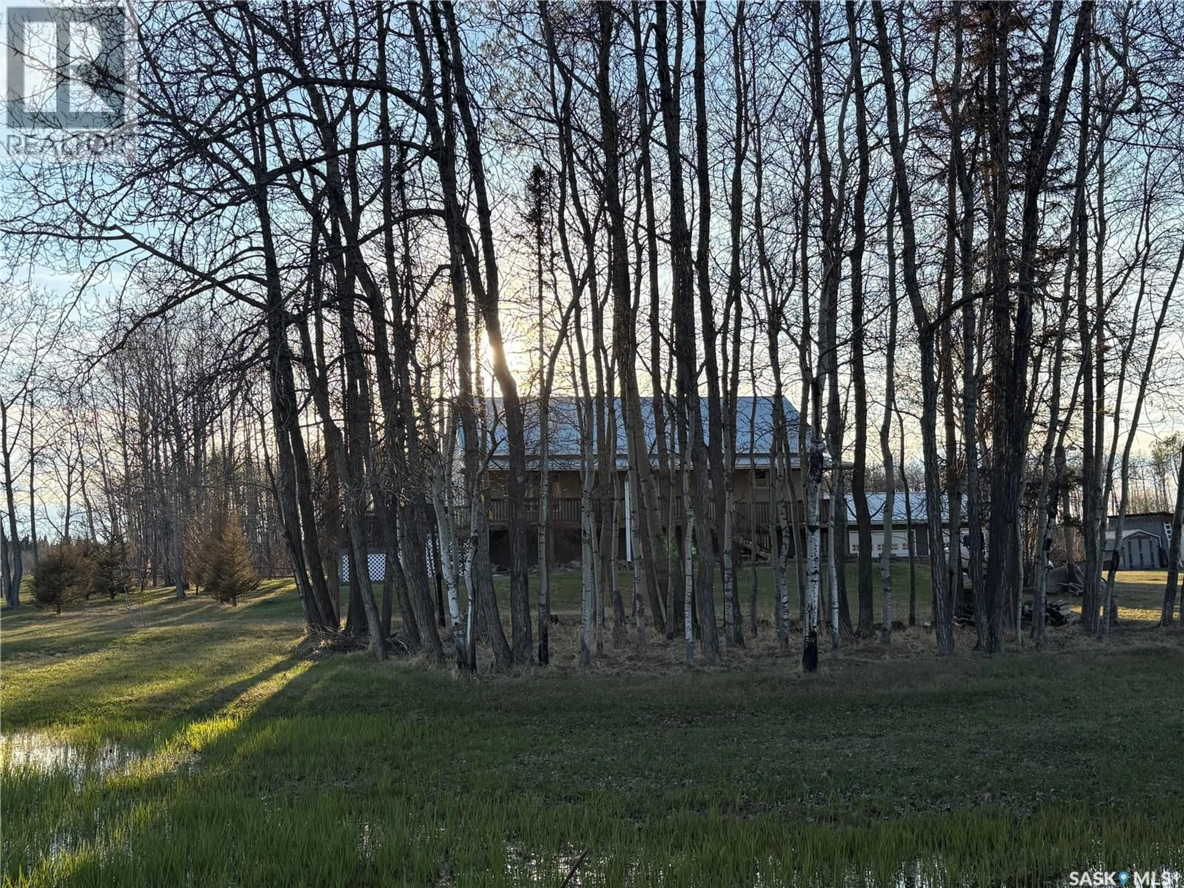 A pic from outside/outdoor area/front of a property/back of a property/a pic from drone, forest/trees view for DEMERS DUMAIS, Big River Rm No. 555 Saskatchewan S0J0E0