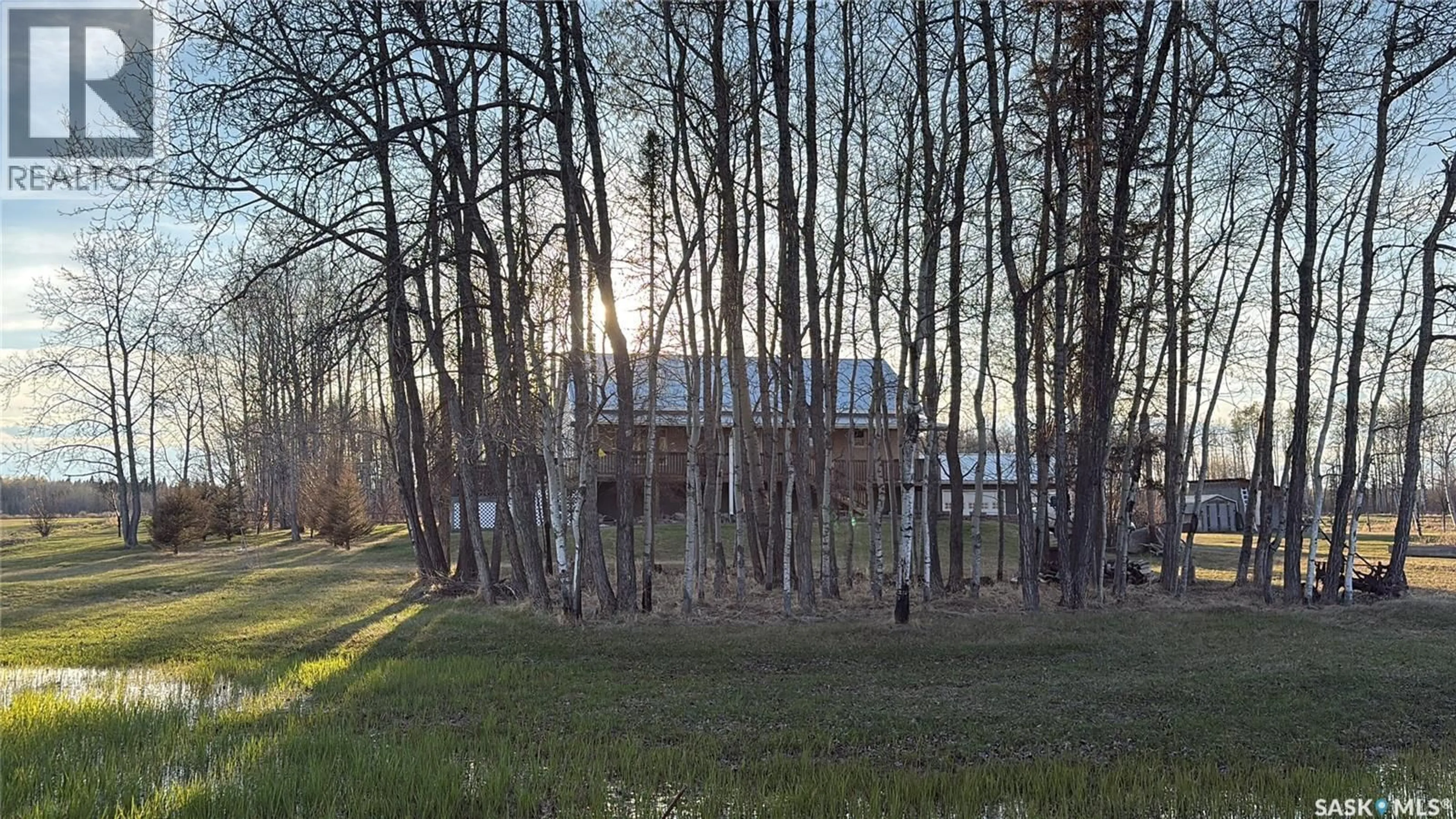 A pic from outside/outdoor area/front of a property/back of a property/a pic from drone, forest/trees view for DEMERS DUMAIS, Big River Rm No. 555 Saskatchewan S0J0E0