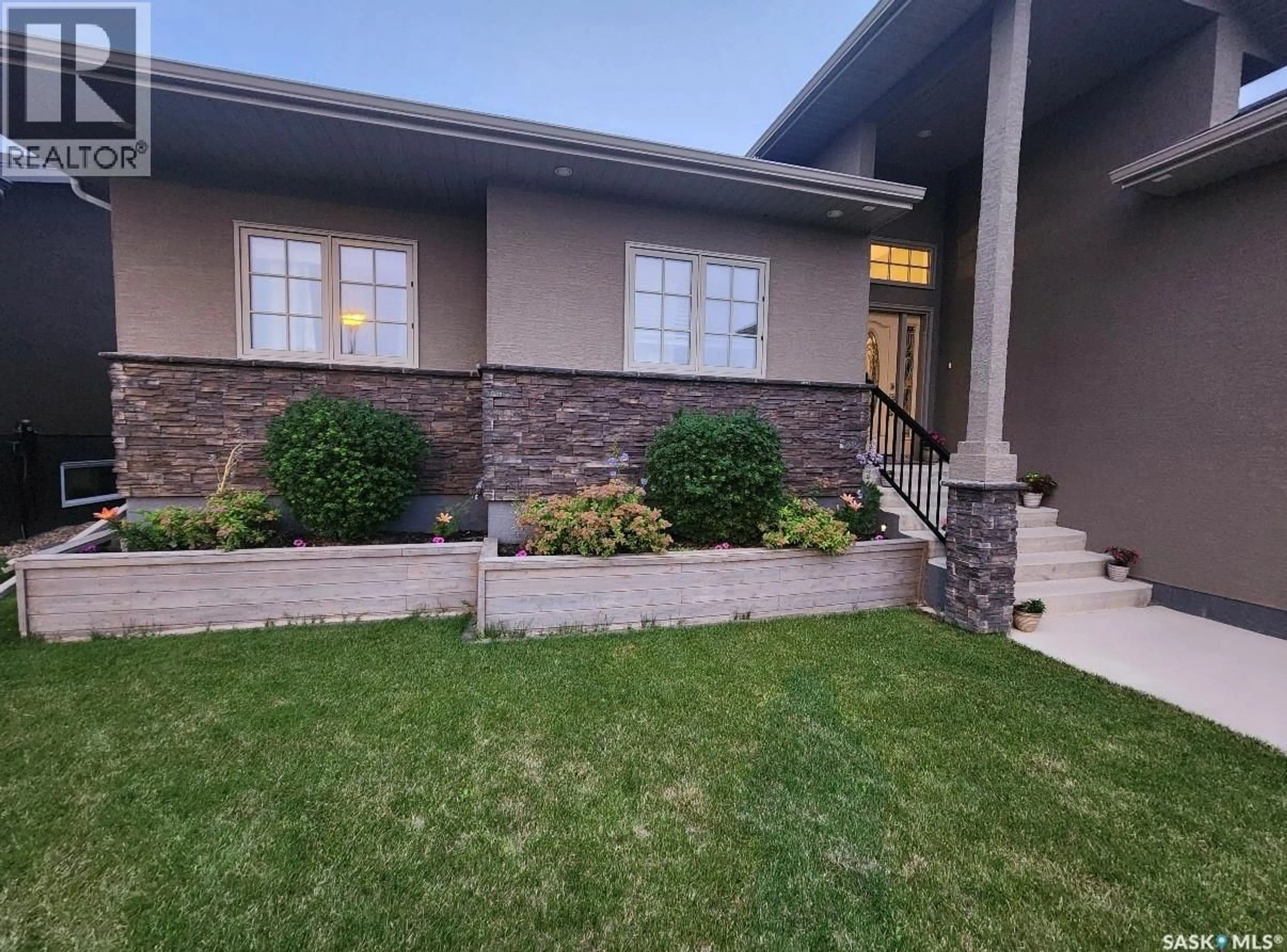 A pic from outside/outdoor area/front of a property/back of a property/a pic from drone, unknown for 8 PARTRIDGE COURT, Yorkton Saskatchewan S3N3J8