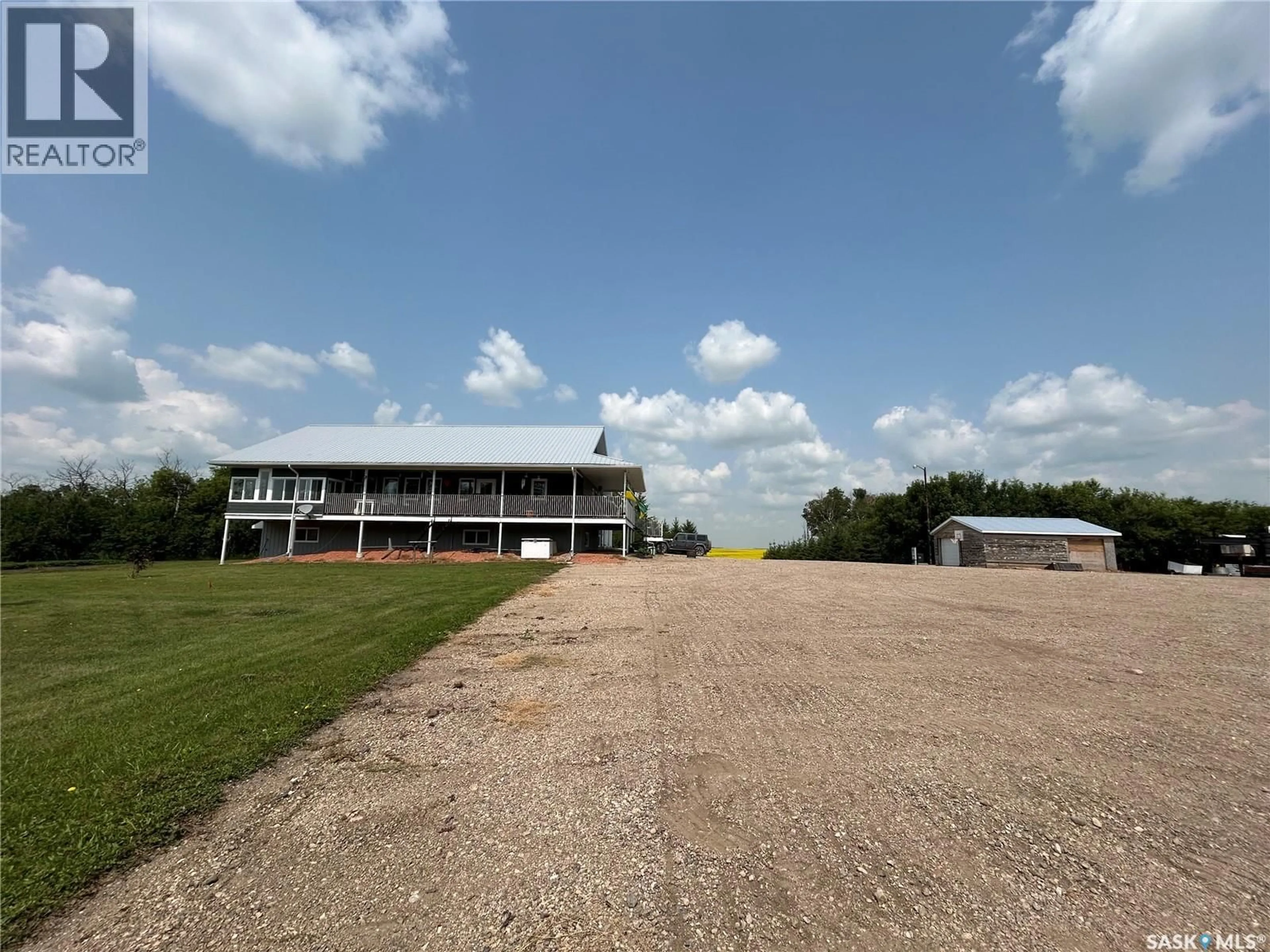 A pic from outside/outdoor area/front of a property/back of a property/a pic from drone, building for WARD ACREAGE, Leroy Rm No. 339 Saskatchewan S0K2P0