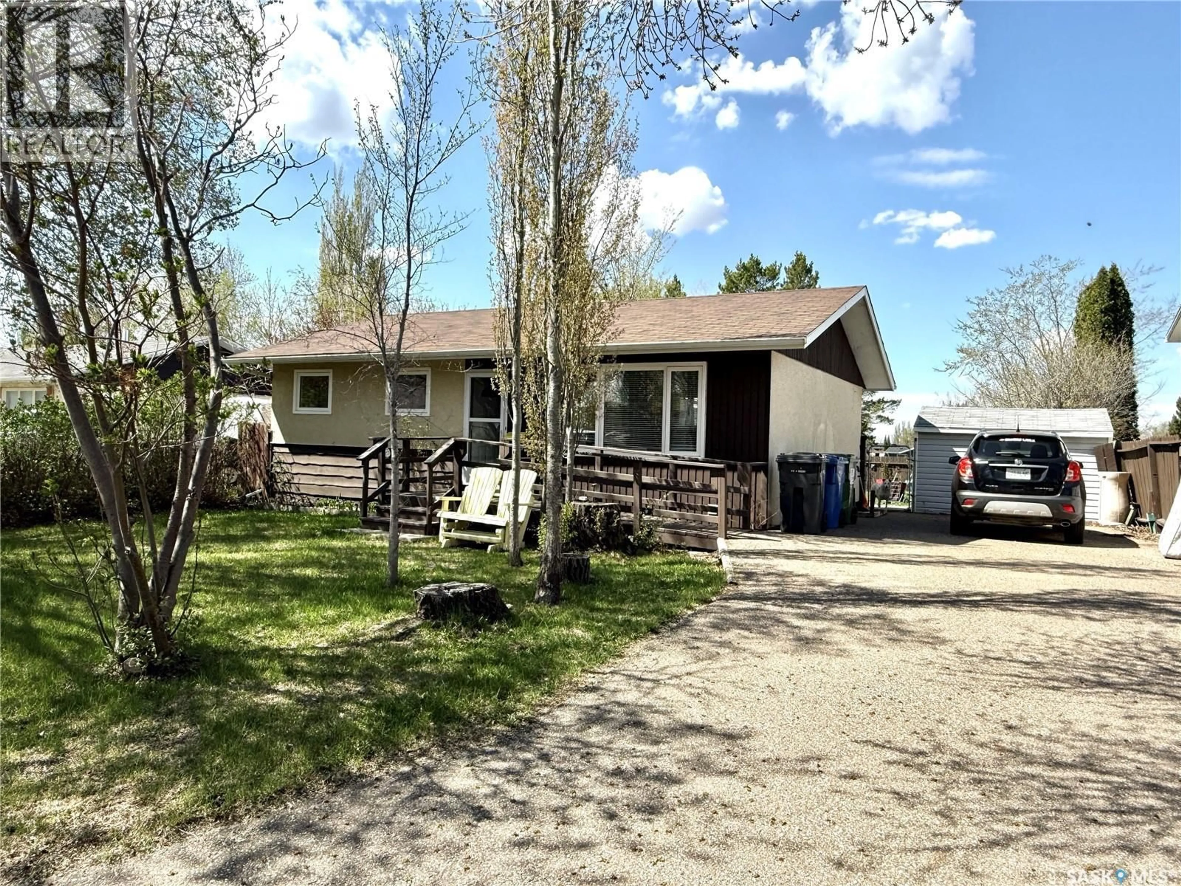A pic from outside/outdoor area/front of a property/back of a property/a pic from drone, street for 11319 CLARK DRIVE, North Battleford Saskatchewan S9A3P5