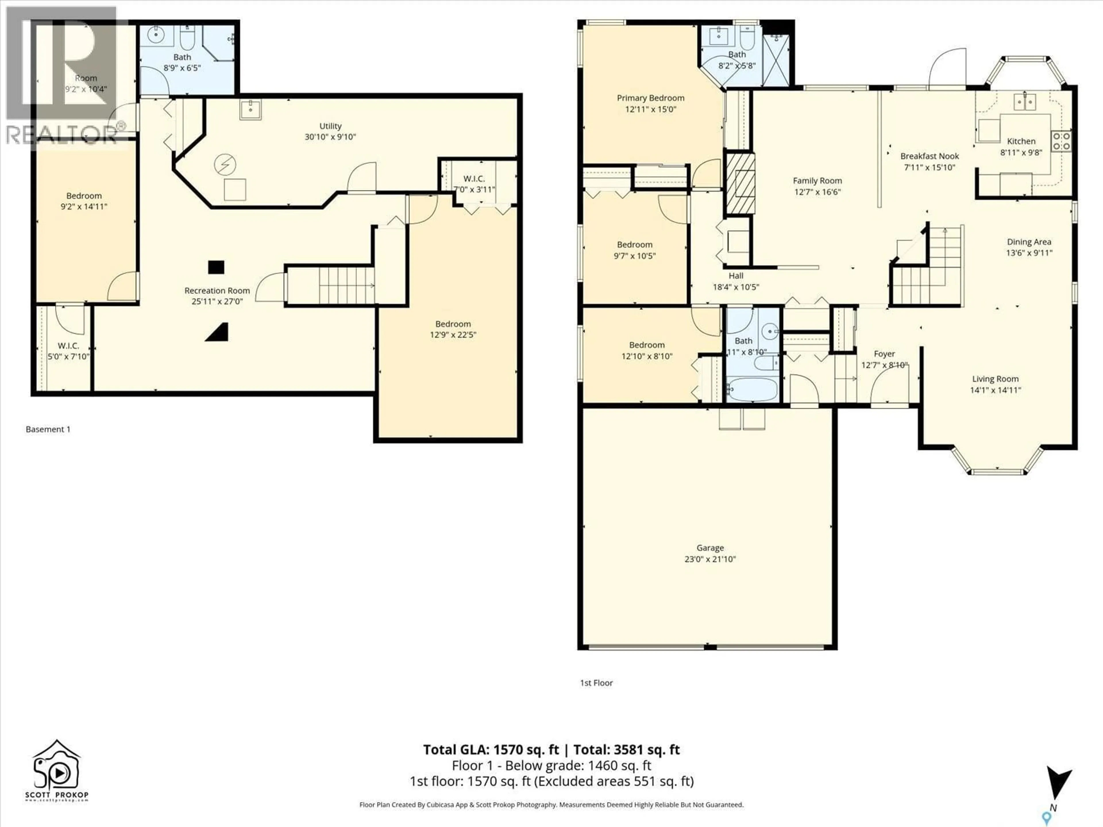 Floor plan for 106 JAN CRESCENT, Saskatoon Saskatchewan S7J4T5