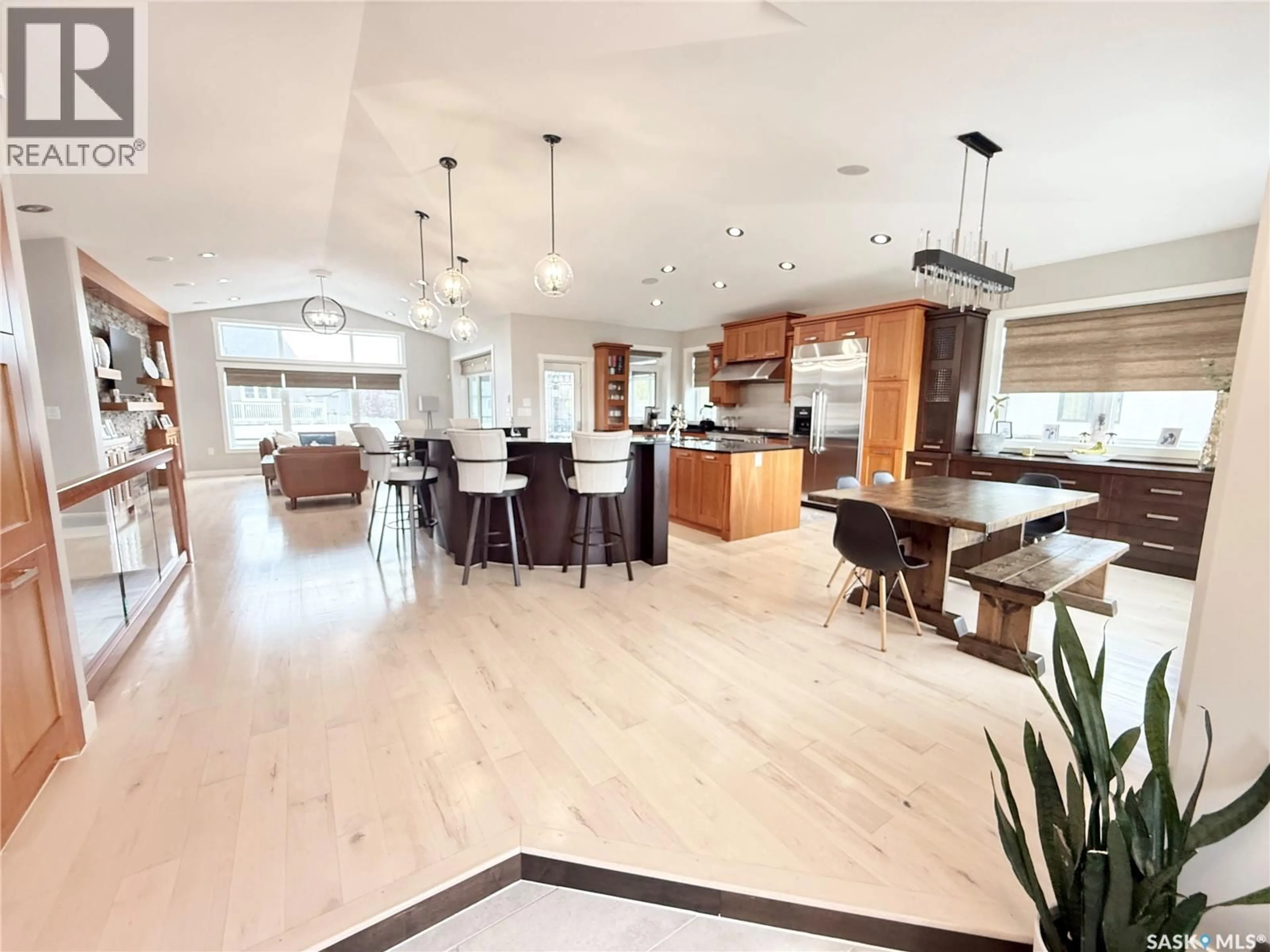 Open concept kitchen, ceramic/tile floor for 1832 GORDON MILES PLACE, Weyburn Saskatchewan S4H0B9