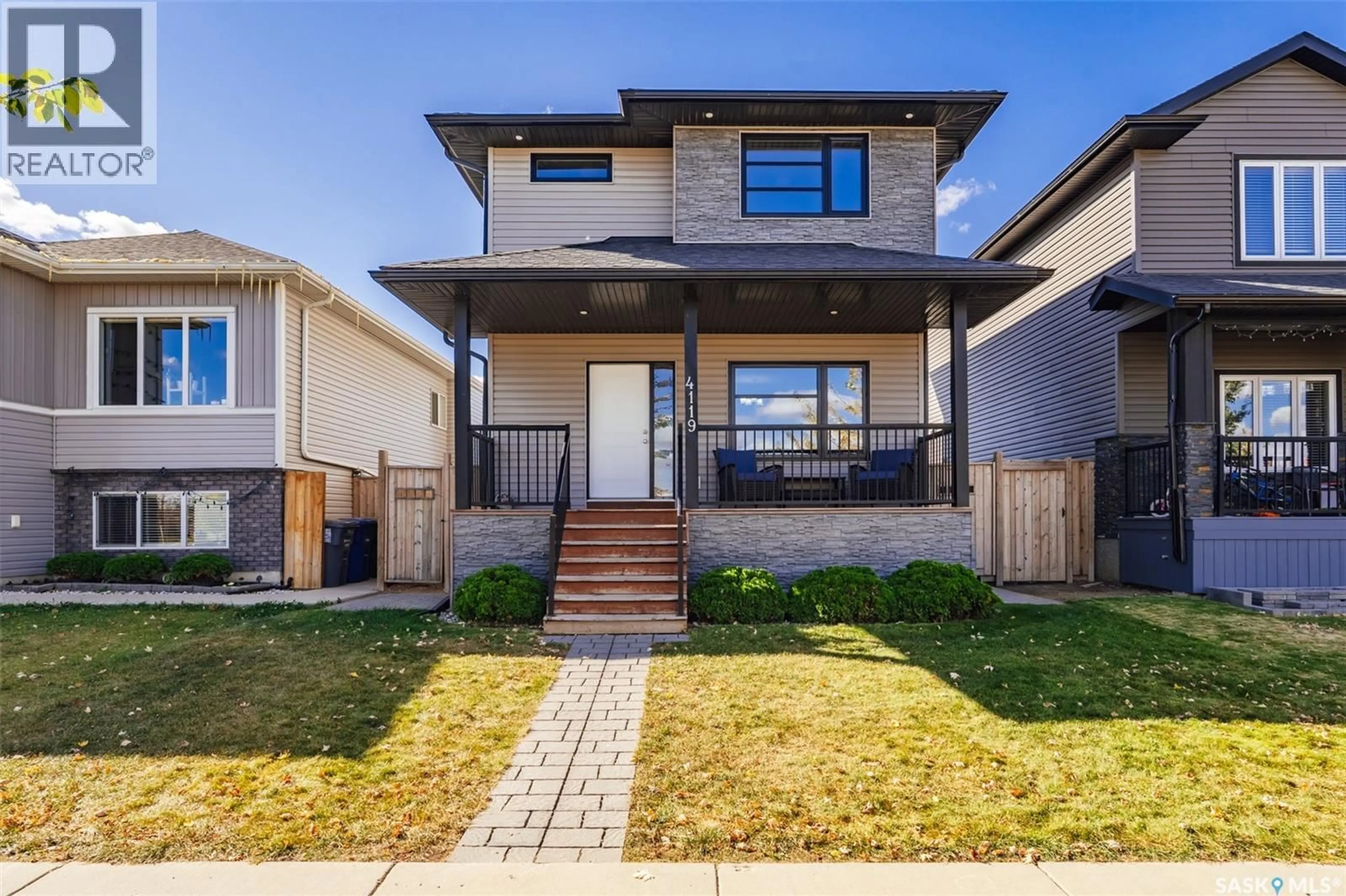 Home with brick exterior material, street for 4119 33RD STREET, Saskatoon Saskatchewan S7R0M4