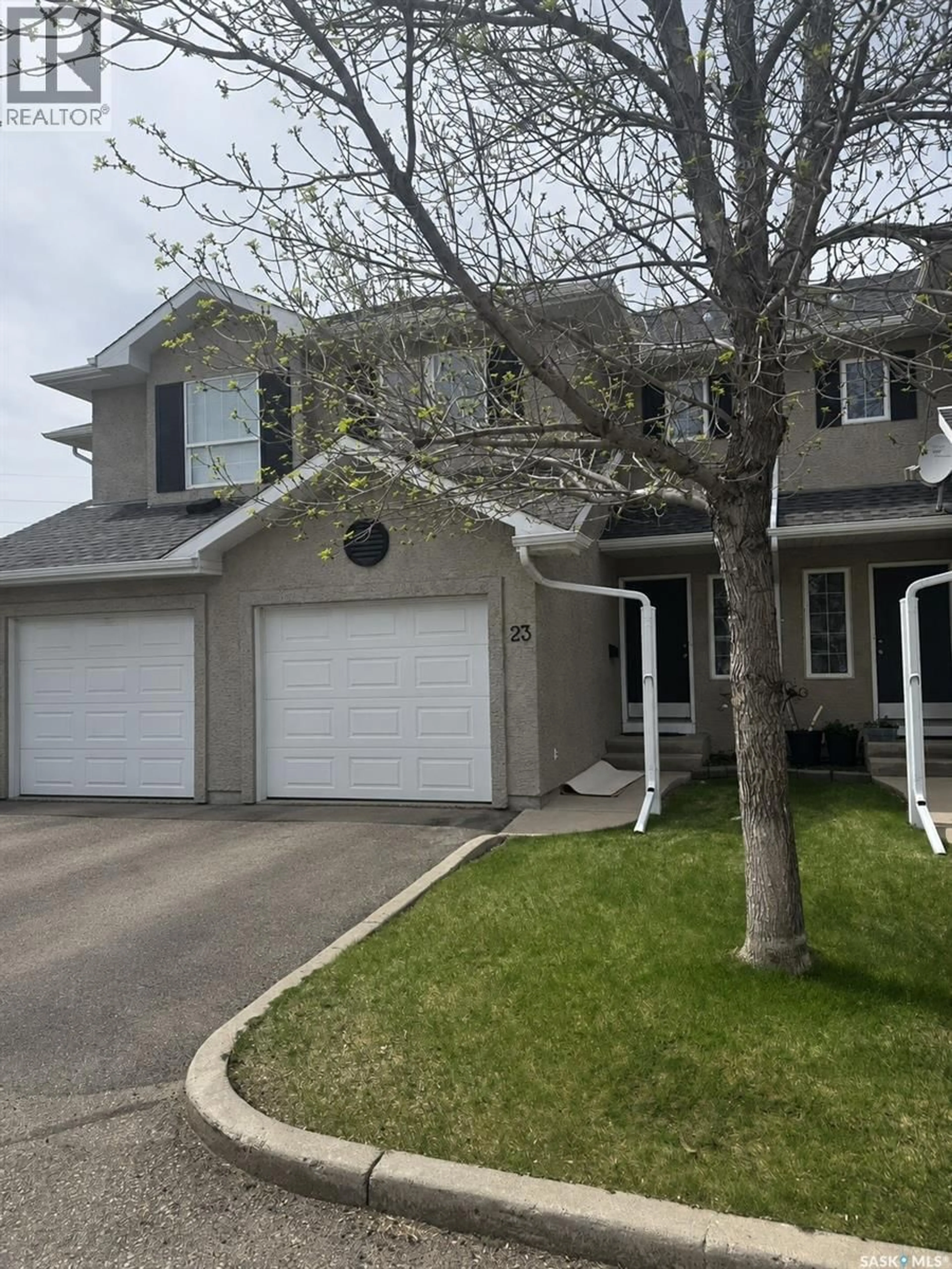 Home with vinyl exterior material, street for 103 - 23 BANYAN CRESCENT, Saskatoon Saskatchewan S7V1G2