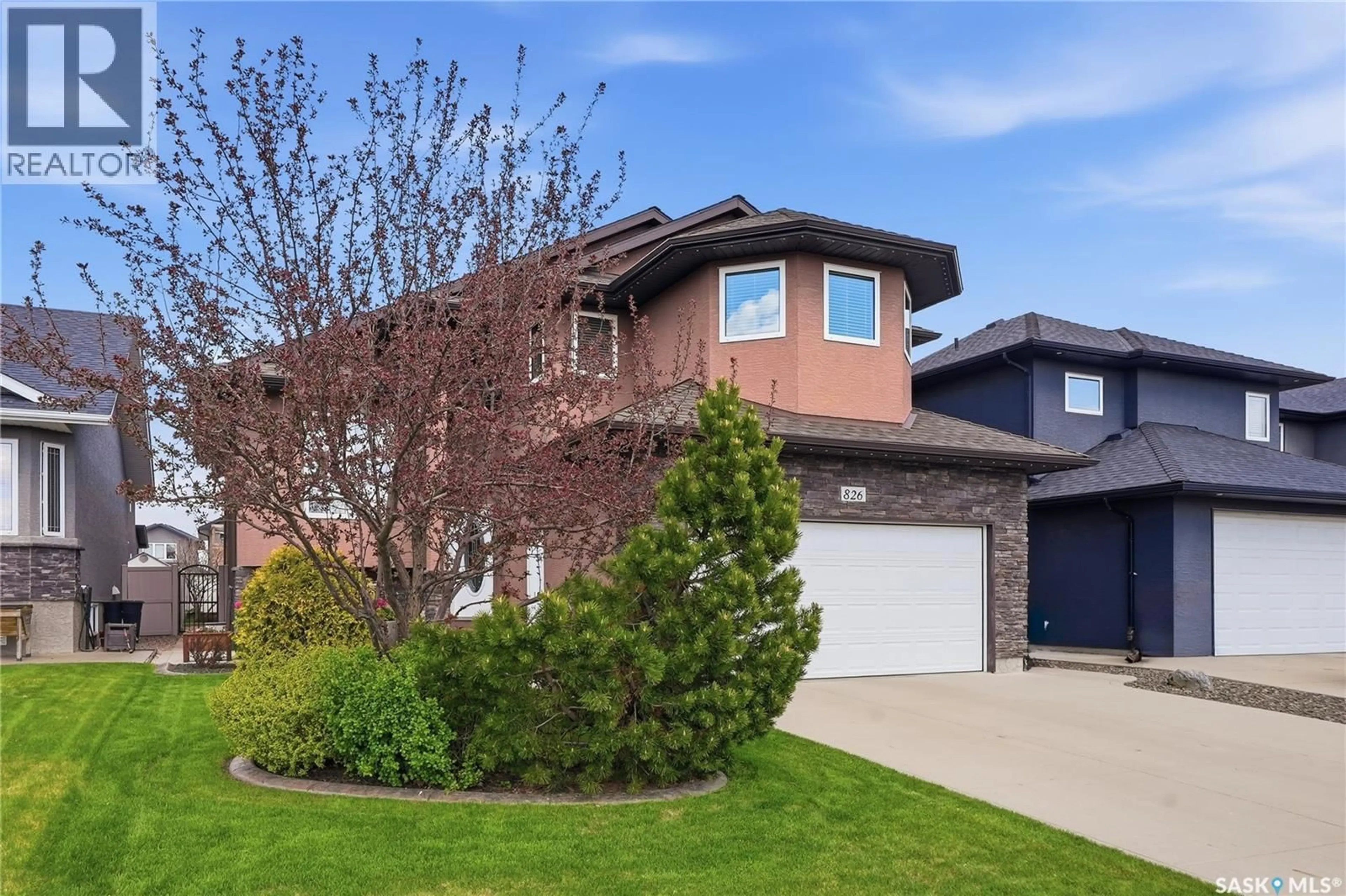 Home with brick exterior material, street for 826 REMPEL CRESCENT, Saskatoon Saskatchewan S7T0M5