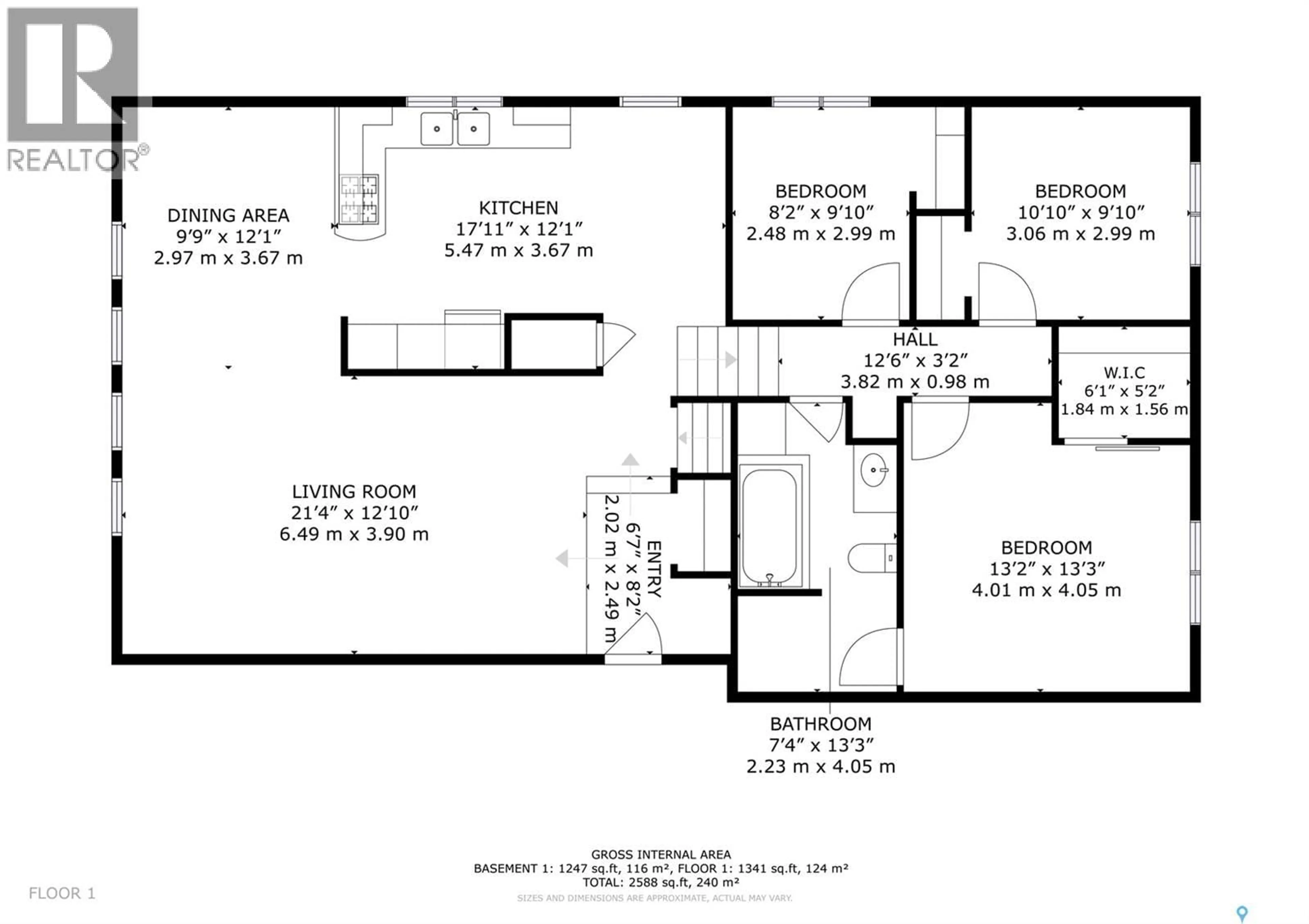 Floor plan for 333 DOMINION BAY, Central Butte Saskatchewan S0H0T0