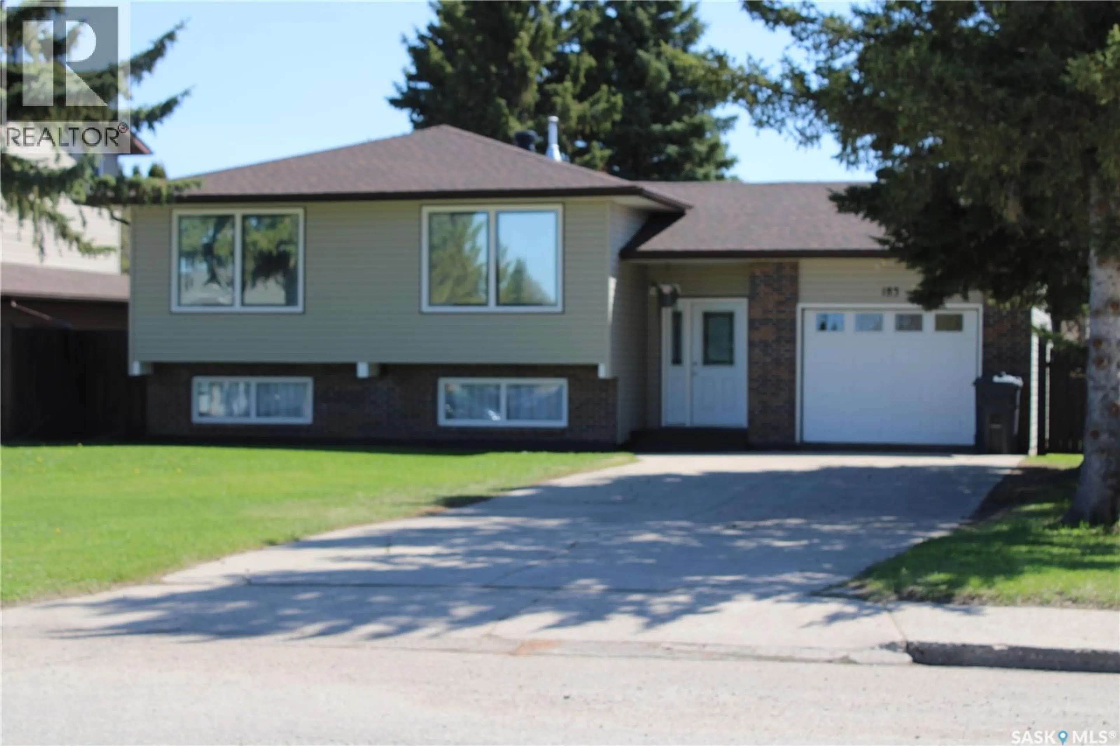 Home with vinyl exterior material, street for 183 ALLANBROOKE DRIVE, Yorkton Saskatchewan S3N3K1