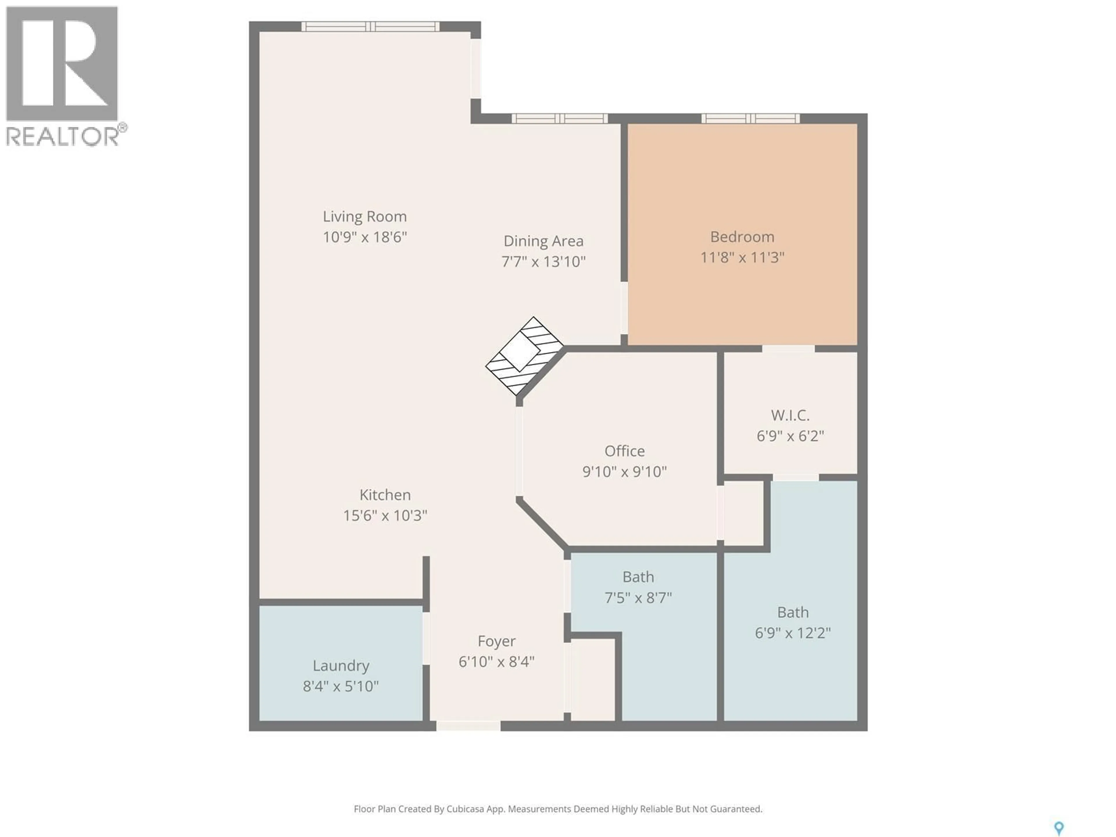 Floor plan for 314 - 1132 COLLEGE DRIVE, Saskatoon Saskatchewan S7N0W2