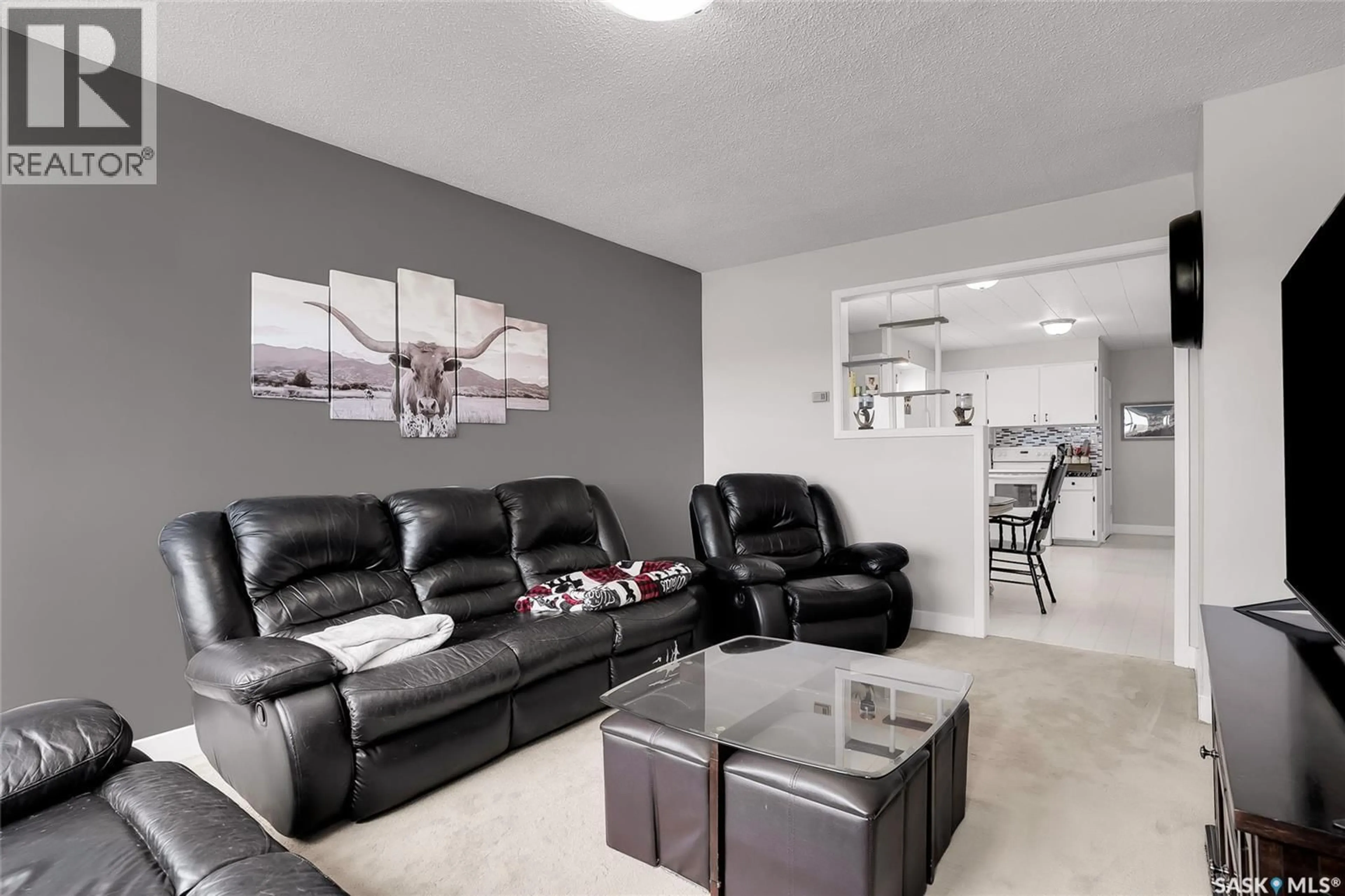 Living room with furniture, unknown for 406 RAILWAY AVENUE, Alvena Saskatchewan S0K0A0