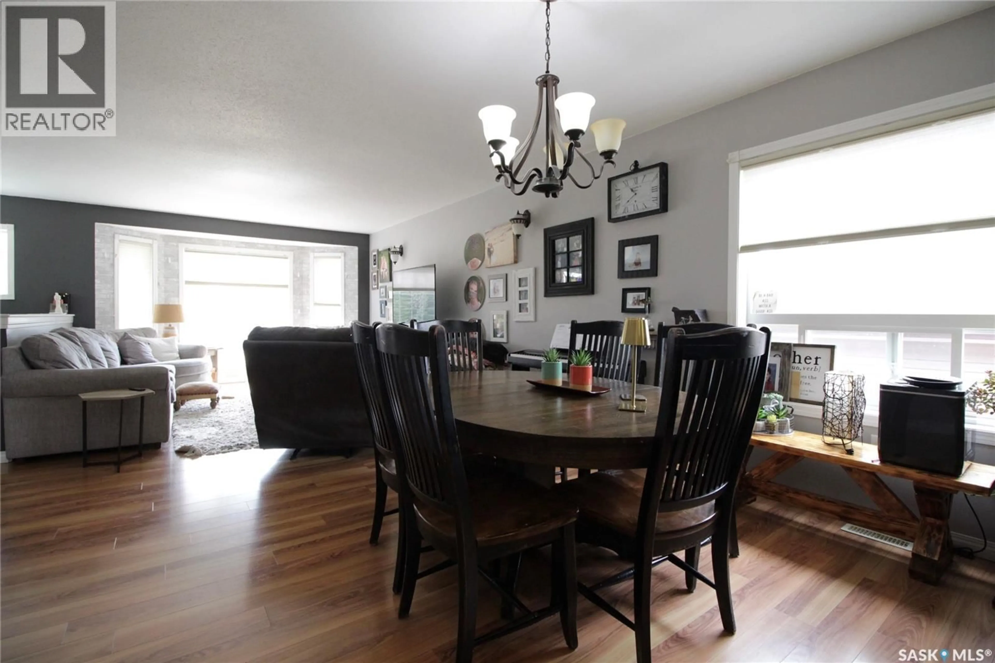 Dining room, wood/laminate floor for 608 ALBERNI STREET, Moosomin Saskatchewan S0G3N0