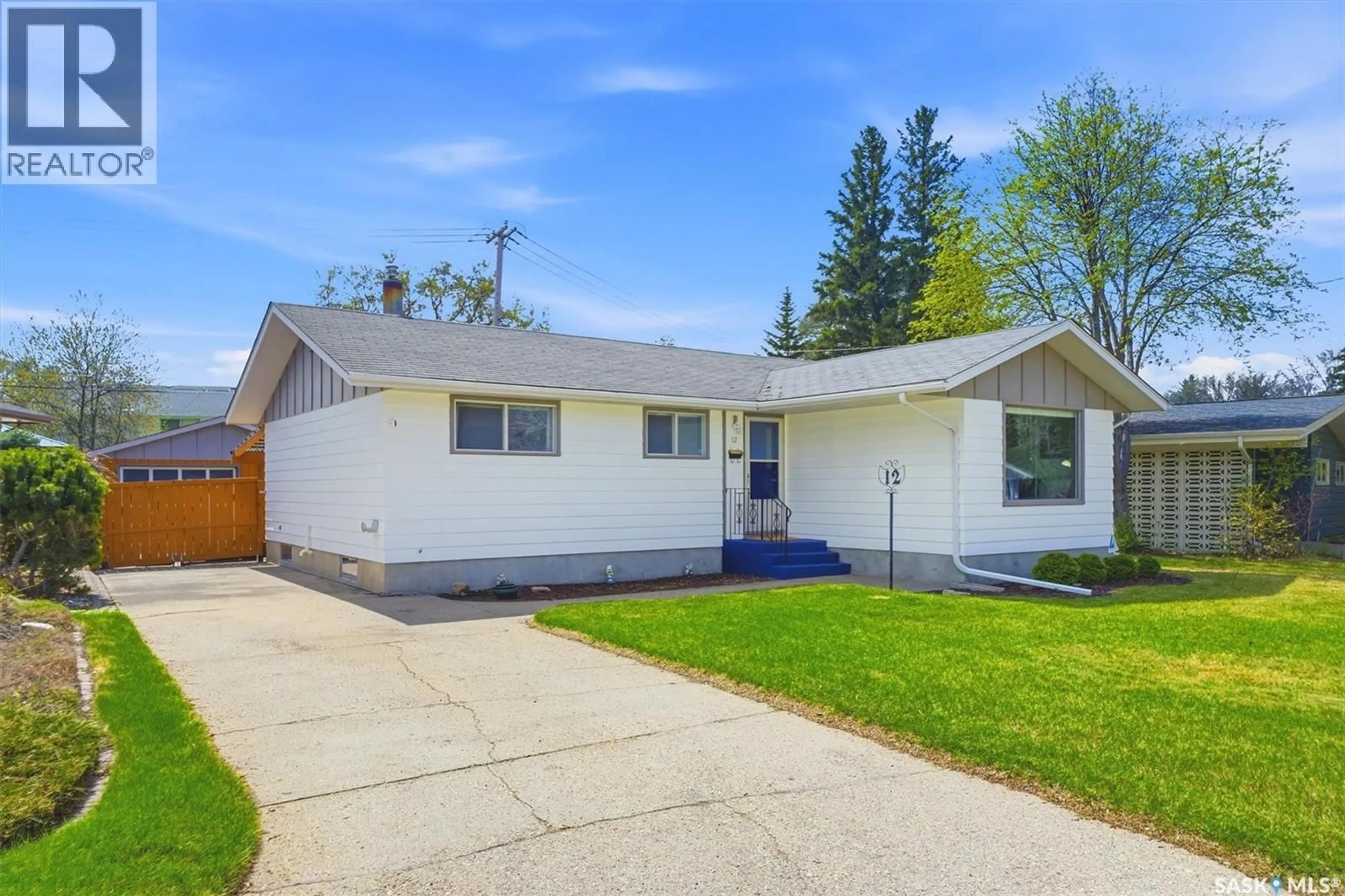 Home with vinyl exterior material, street for 12 MURPHY CRESCENT, Saskatoon Saskatchewan S7J2T4
