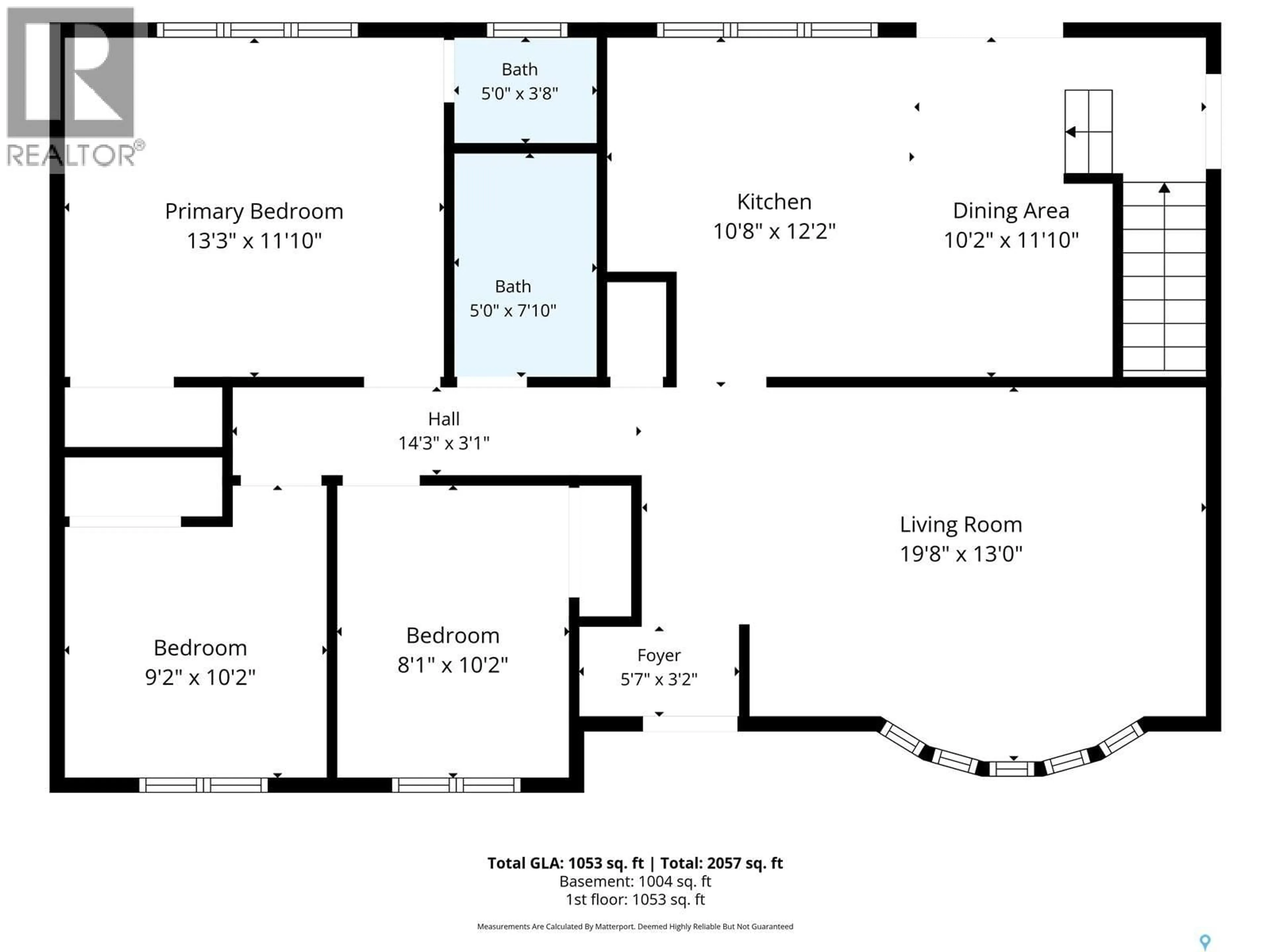 Floor plan for 2225 EASTHILL, Saskatoon Saskatchewan S7J3E1