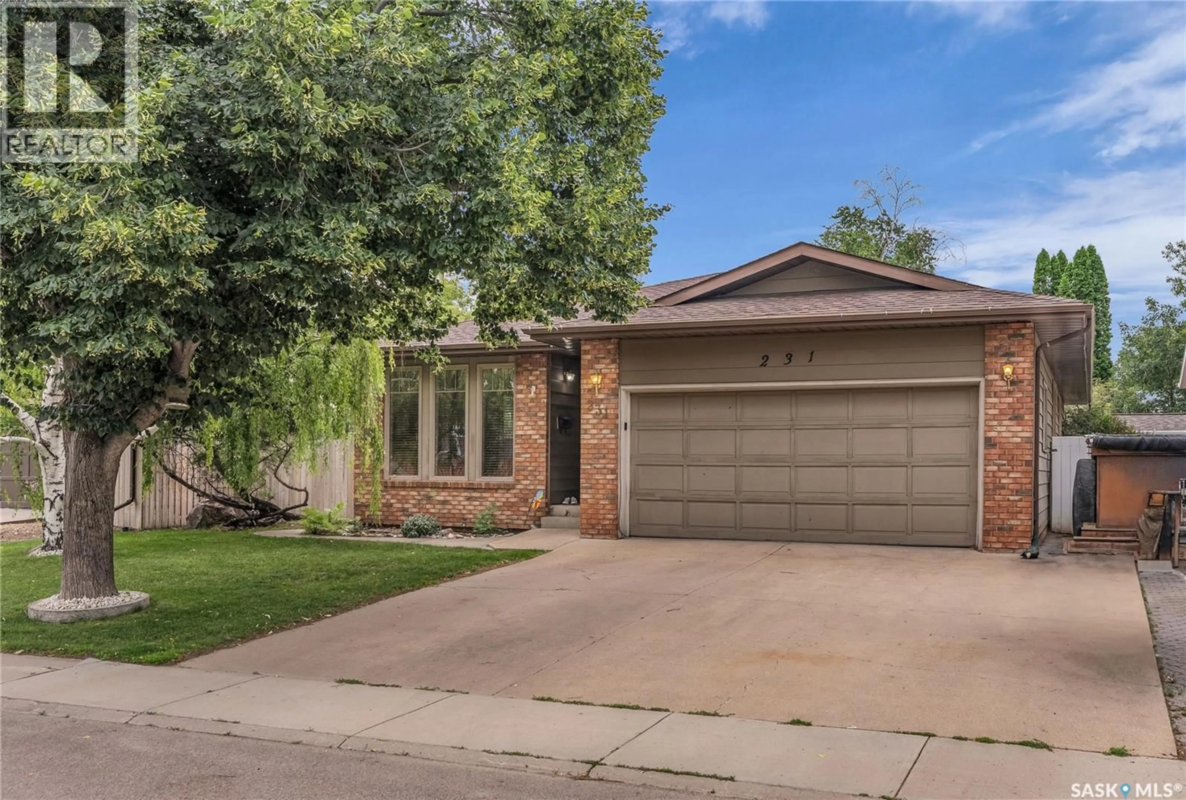 Home with brick exterior material, street for 231 BENESH CRESCENT, Saskatoon Saskatchewan S7K6L5