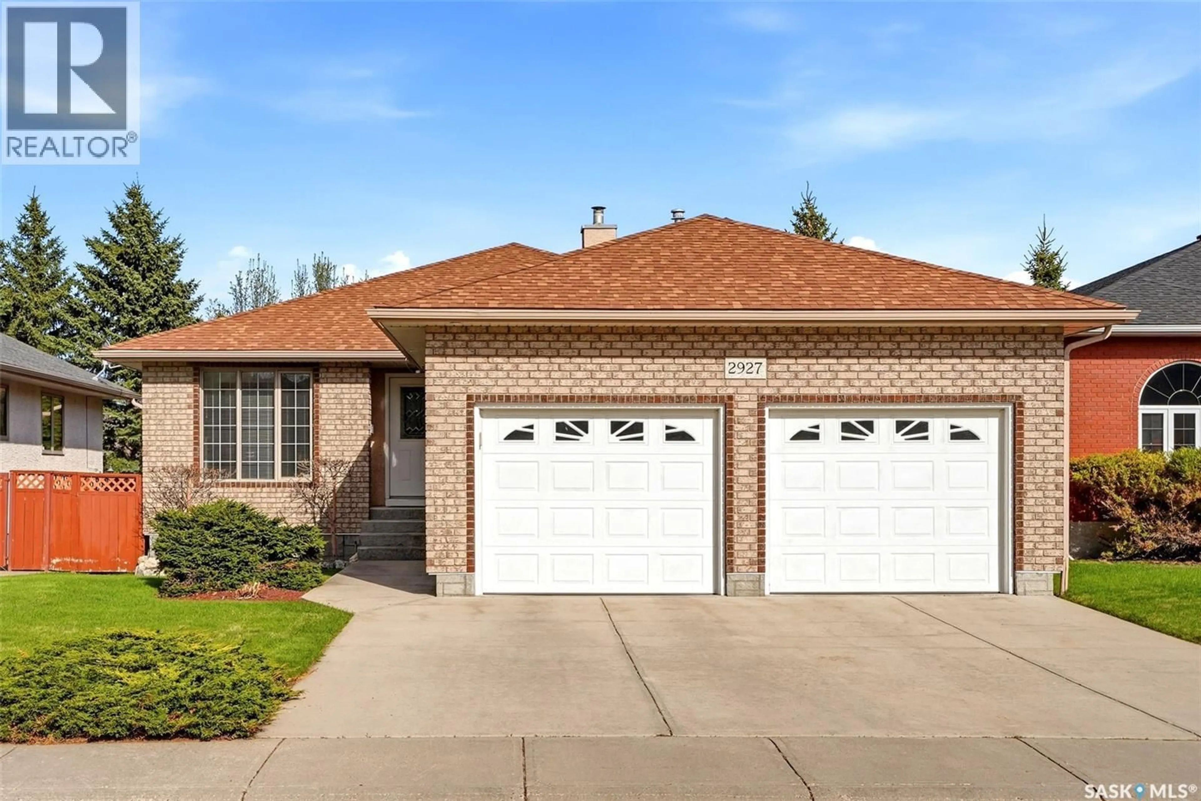 Home with brick exterior material, street for 2927 WIMBLEDON DRIVE, Regina Saskatchewan S4V2Y2