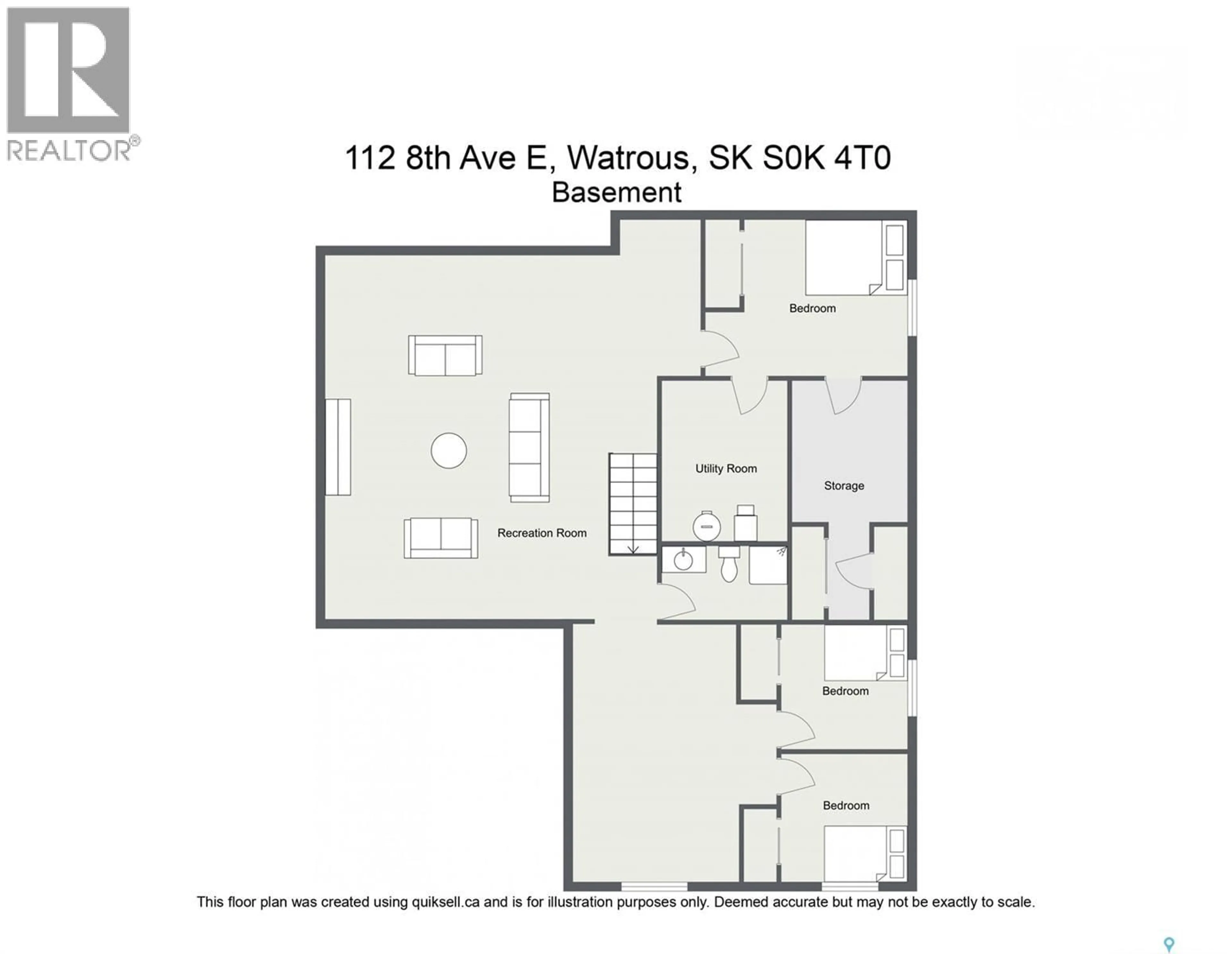 Floor plan for 112 8TH AVENUE, Watrous Saskatchewan S0K4T0