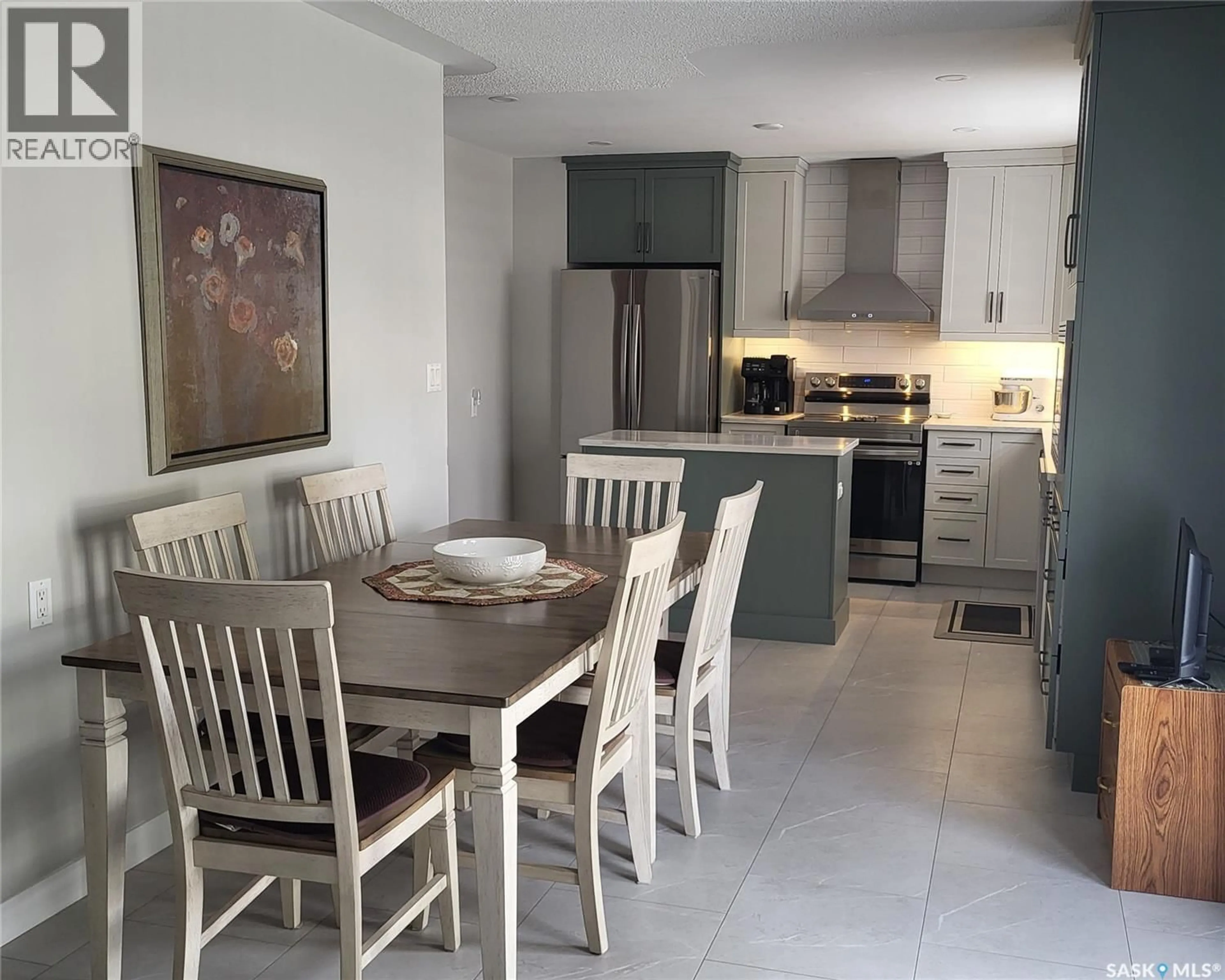 Open concept kitchen, ceramic/tile floor for 604 KING STREET, Imperial Saskatchewan S0G2J0