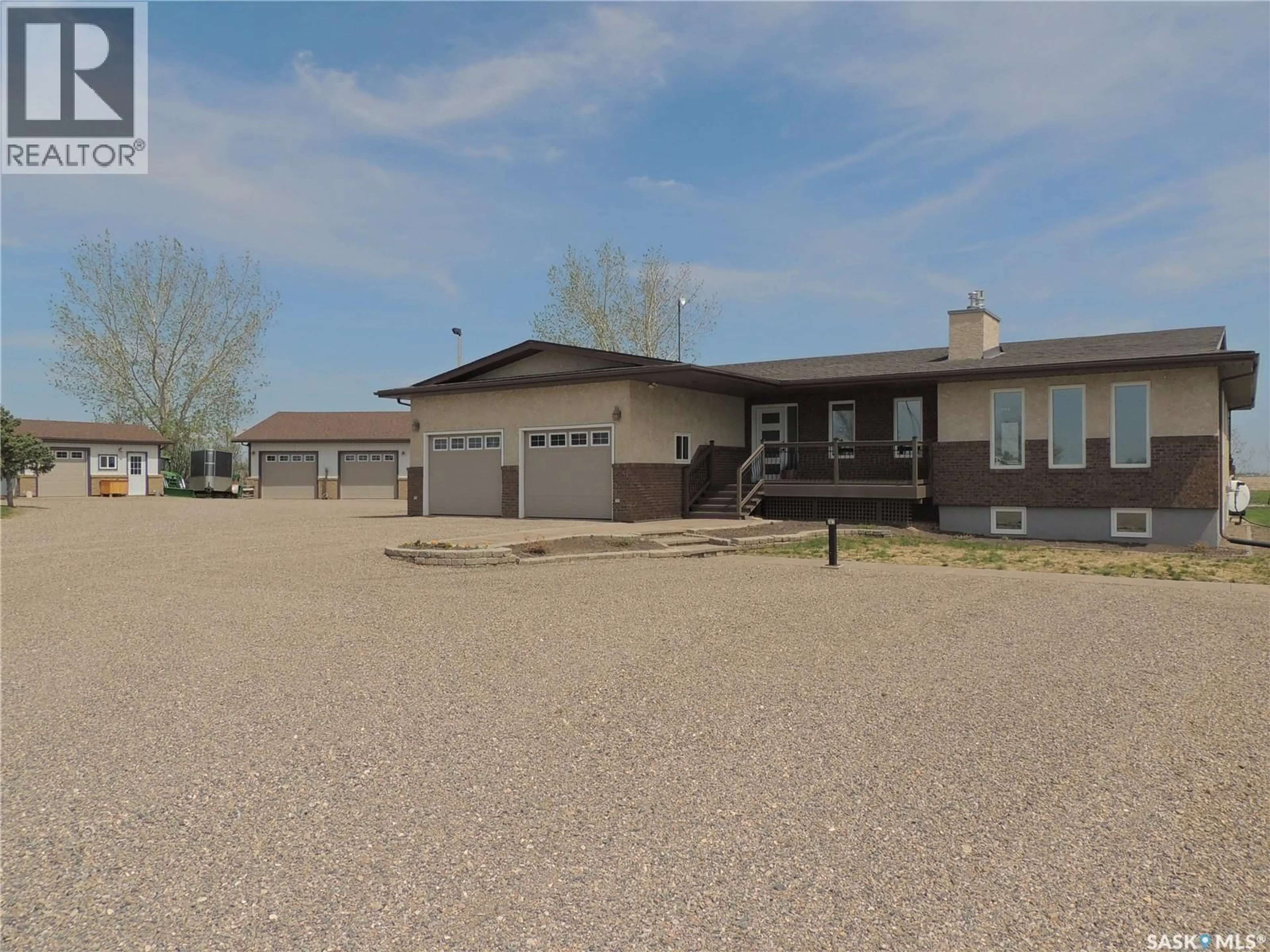 Home with vinyl exterior material, street for YERGENS ACREAGE, Estevan Rm No. 5 Saskatchewan S4A2A7