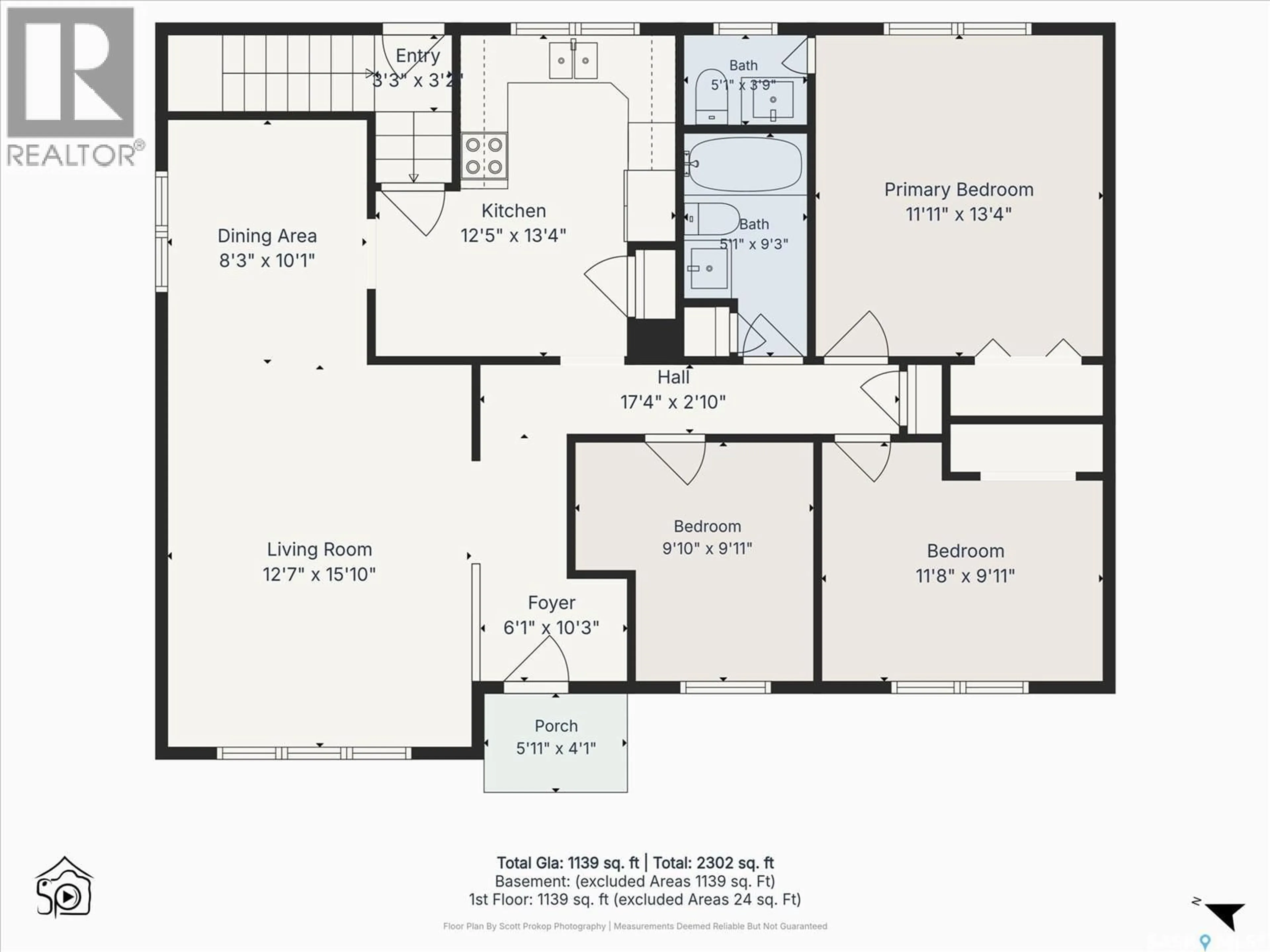 Floor plan for 3 RUTTER CRESCENT, Saskatoon Saskatchewan S7H3B6