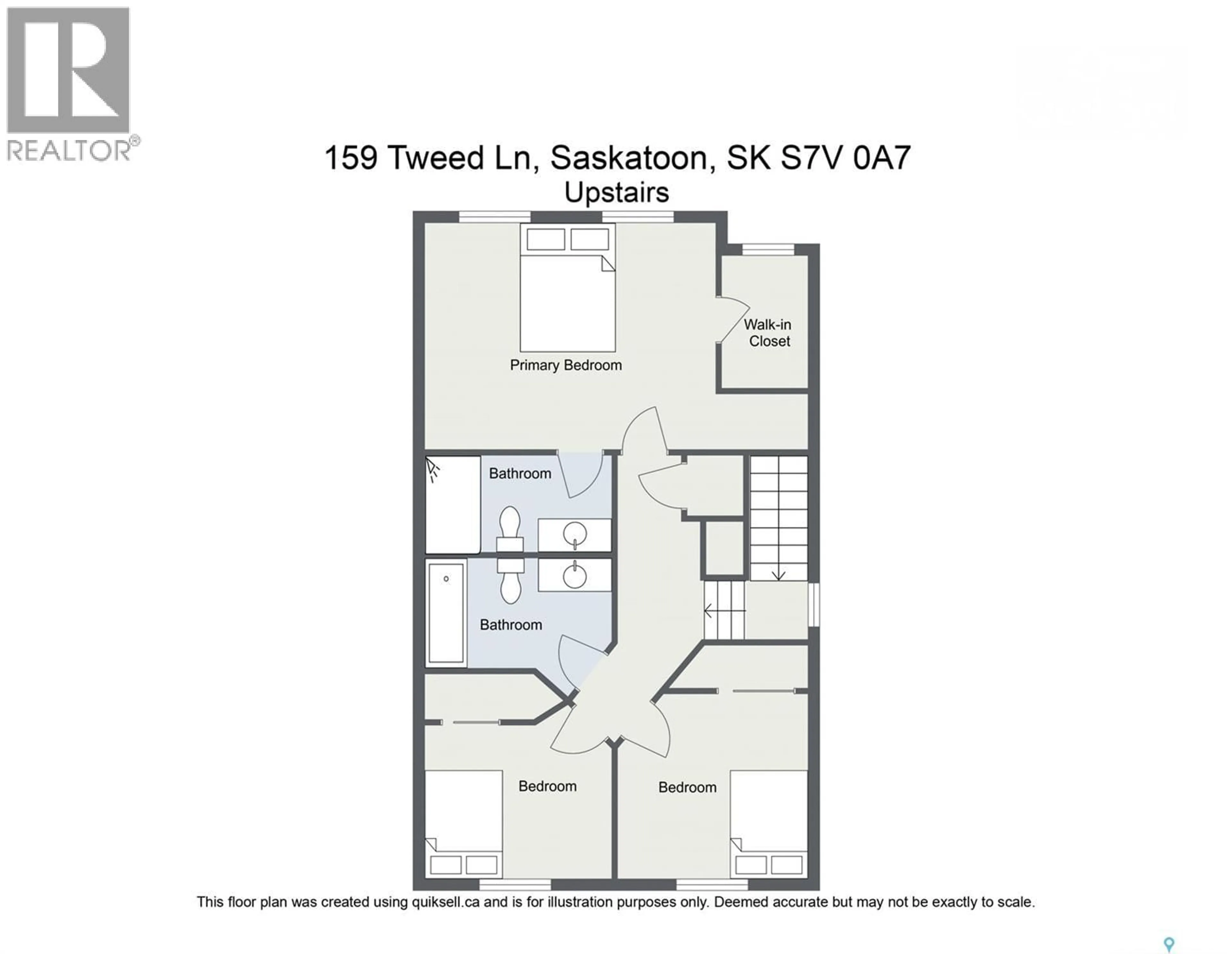 Floor plan for 159 TWEED LANE, Saskatoon Saskatchewan S7V0K1