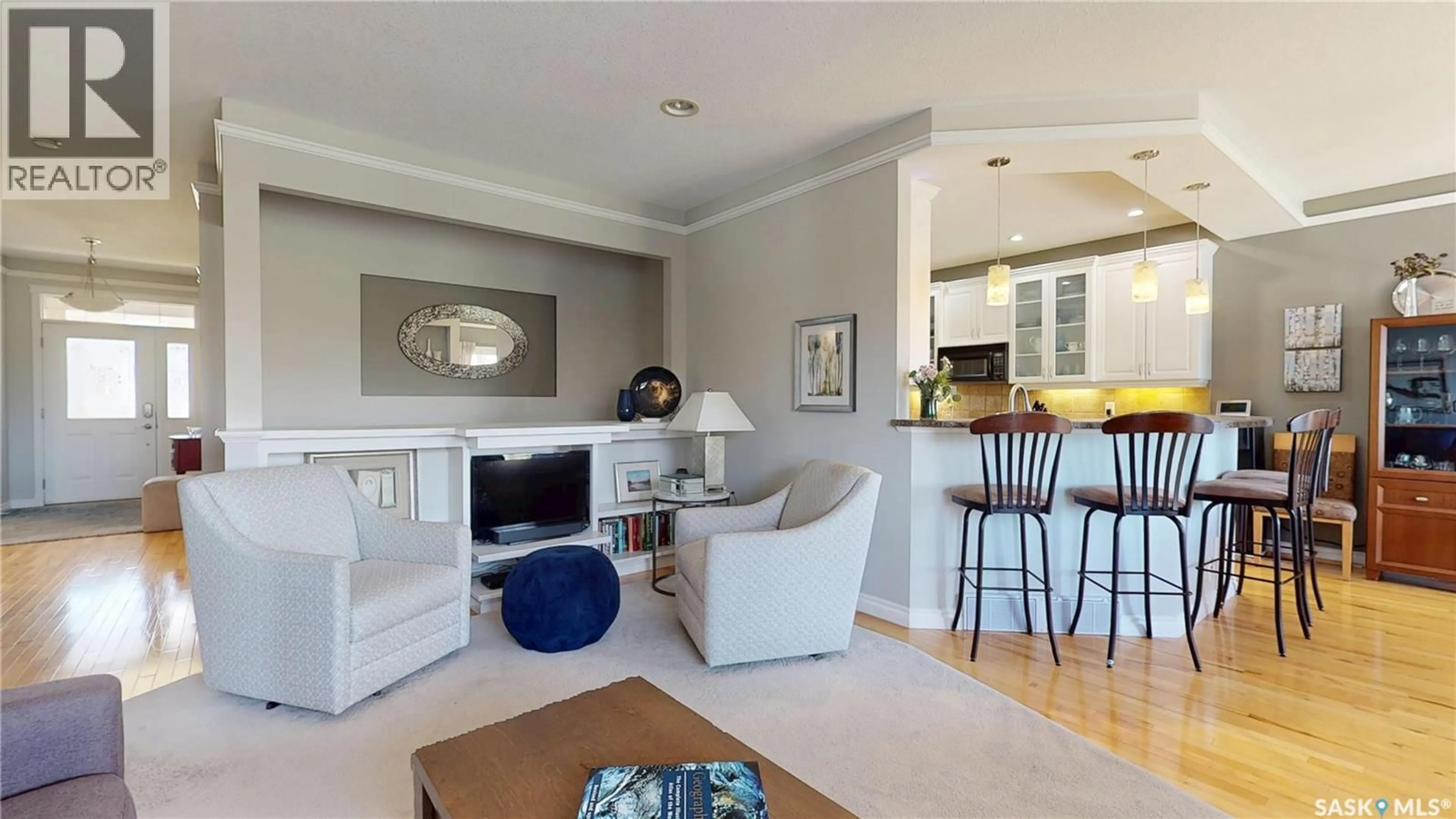Living room with furniture, unknown for 14 WOODS CRESCENT, Emerald Rm No. 277 Saskatchewan S4L1C4