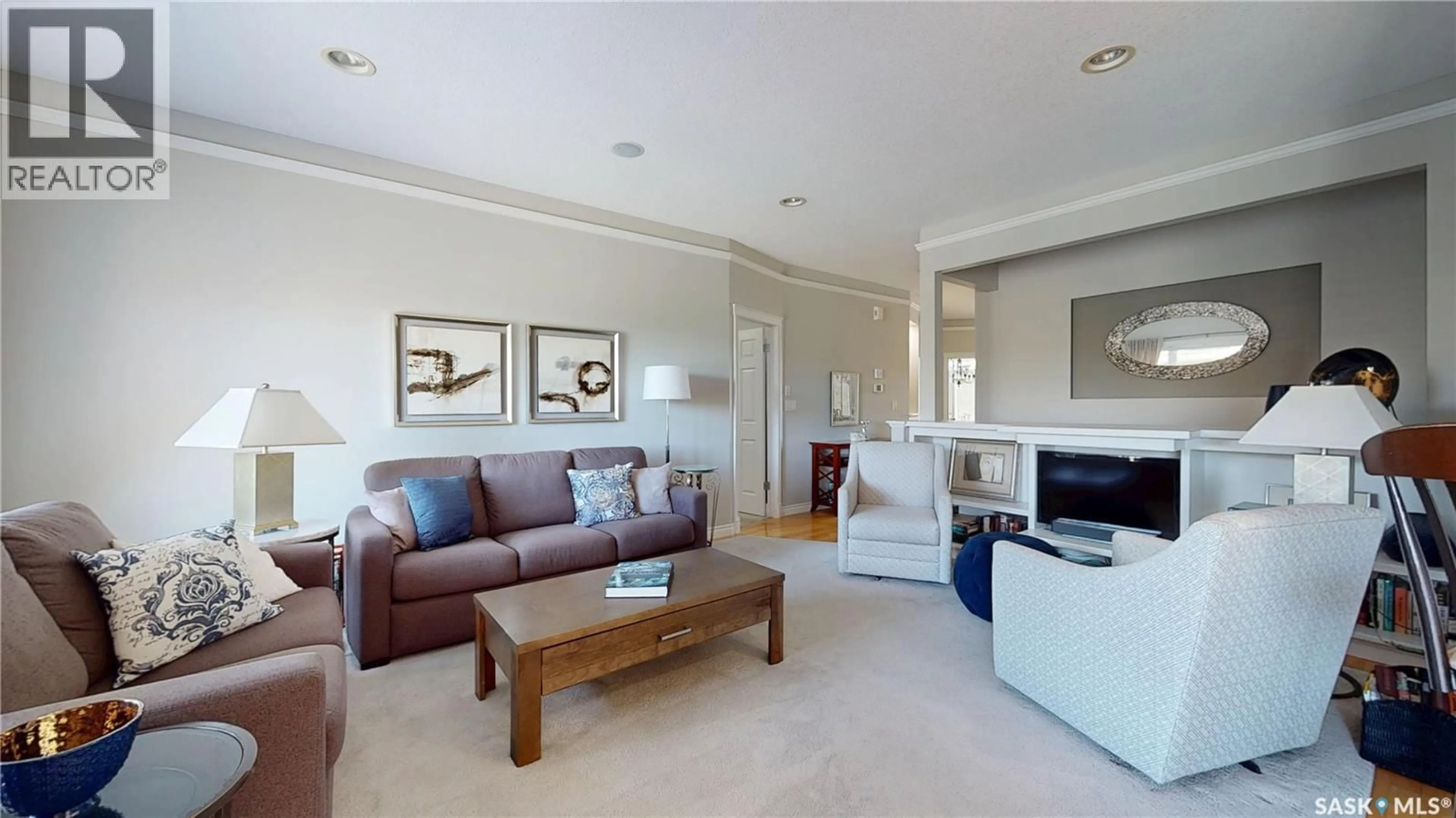 Living room with furniture, unknown for 14 WOODS CRESCENT, Emerald Rm No. 277 Saskatchewan S4L1C4