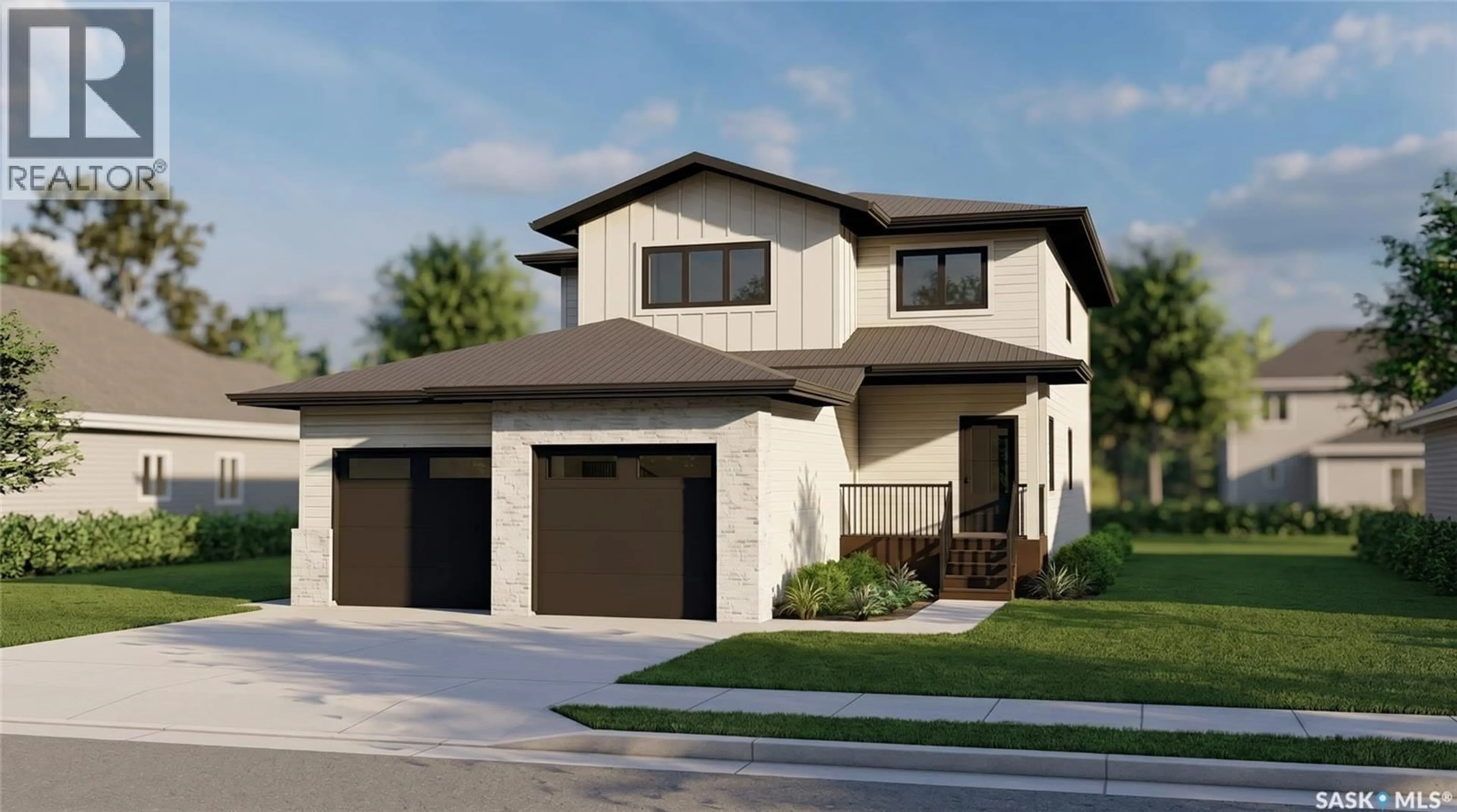 Home with brick exterior material, street for 660 PEPPER BEND, Saskatoon Saskatchewan S7N1Y6
