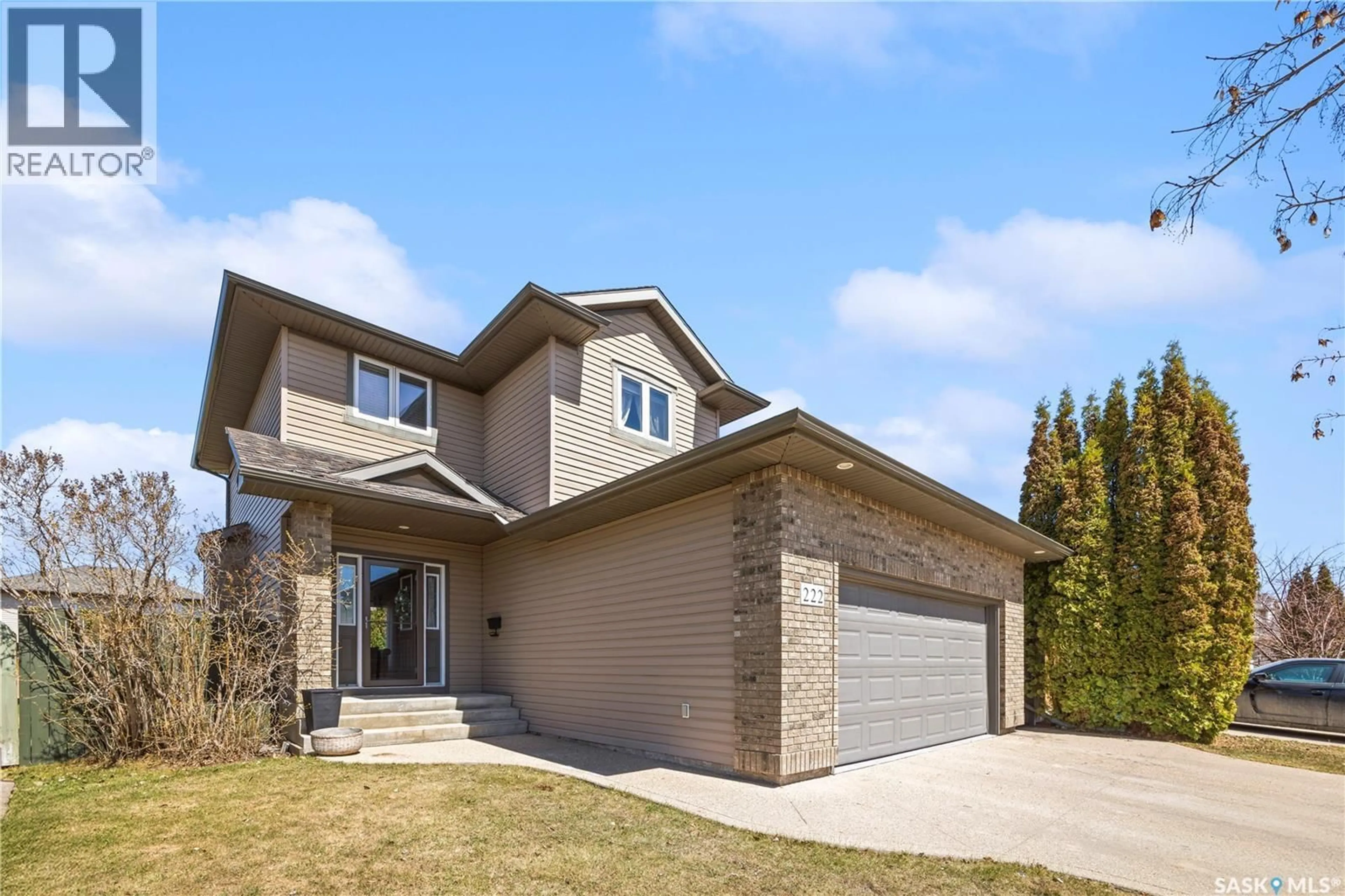 Home with brick exterior material, street for 222 STEPNEY CRESCENT, Saskatoon Saskatchewan S7T0A5