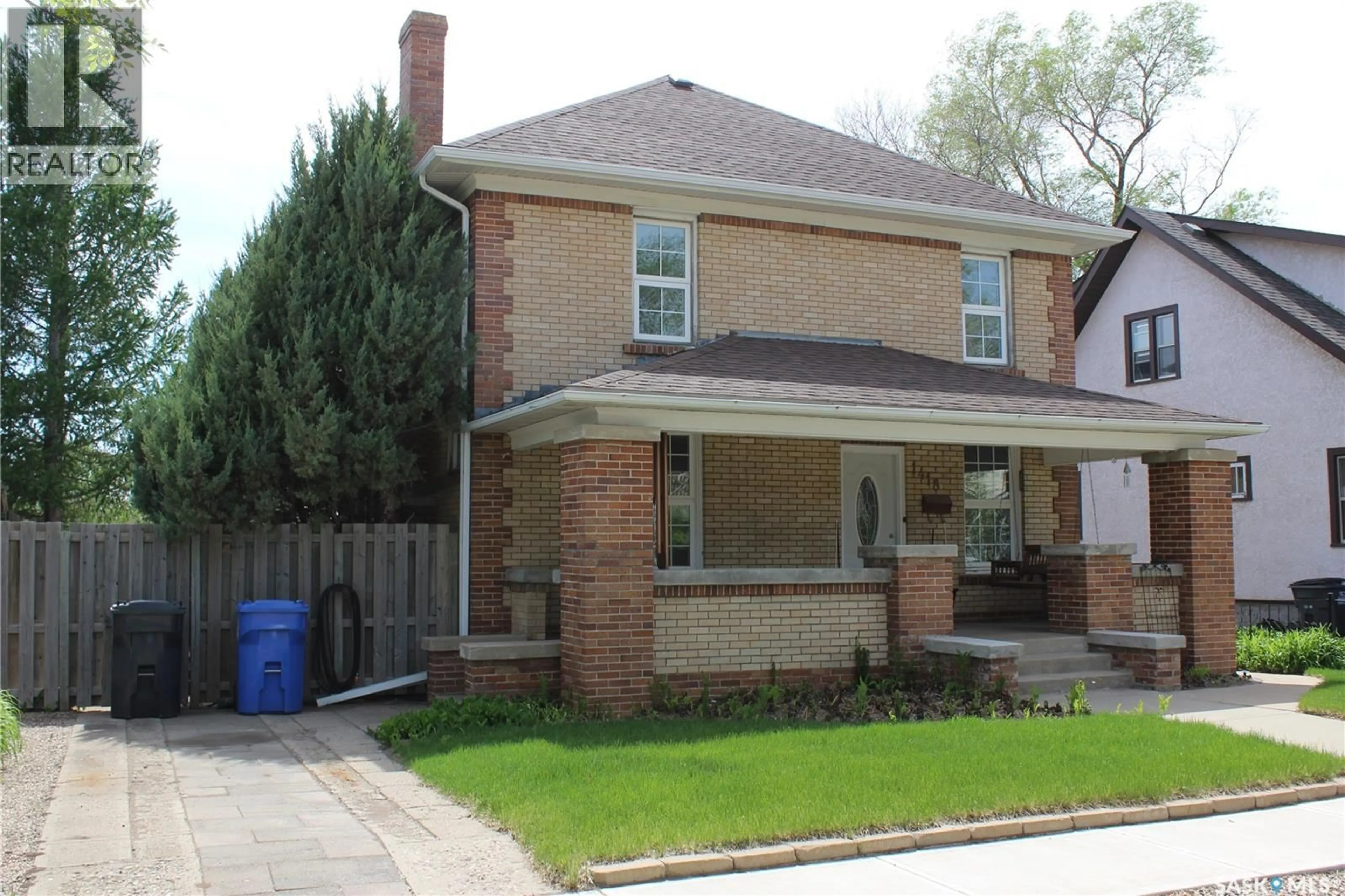 Home with brick exterior material, street for 1418 2ND STREET, Estevan Saskatchewan S4A0M6