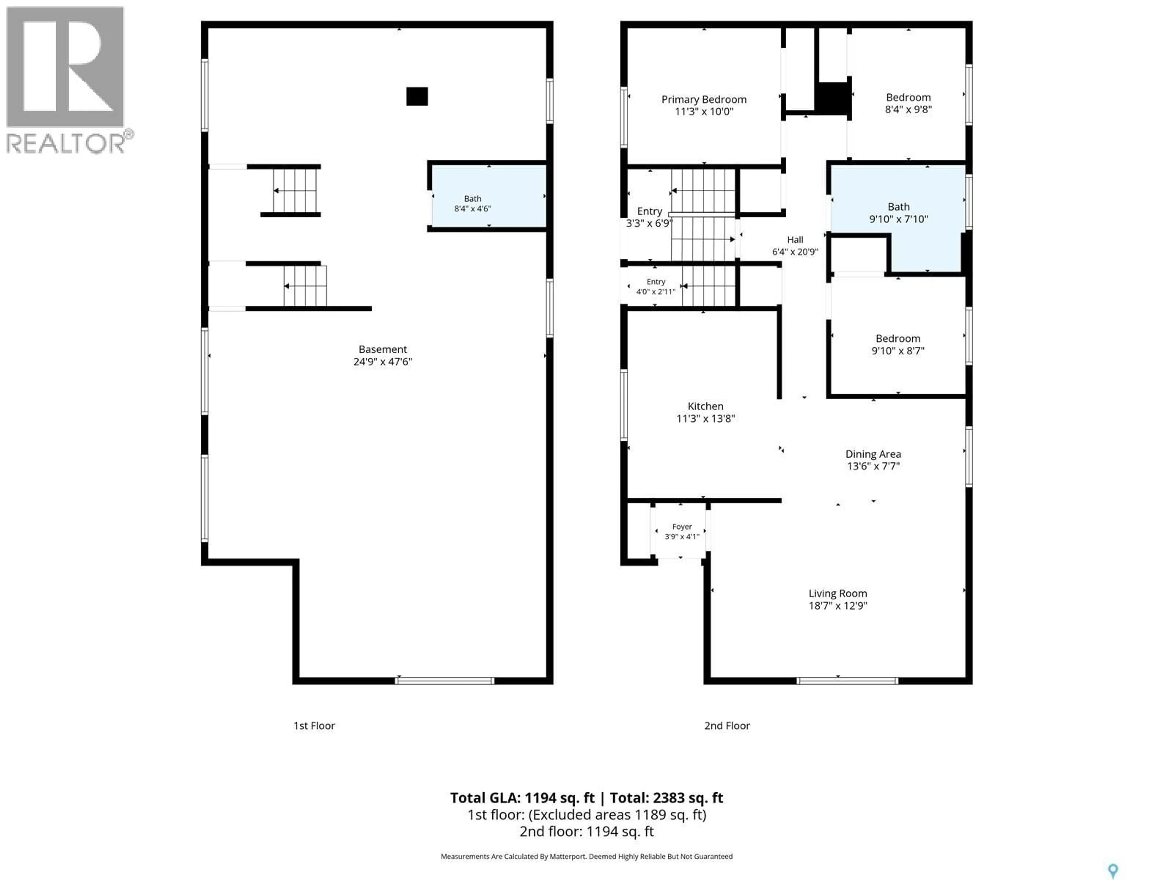 Floor plan for 1360 LACON STREET, Regina Saskatchewan S4N1Y9