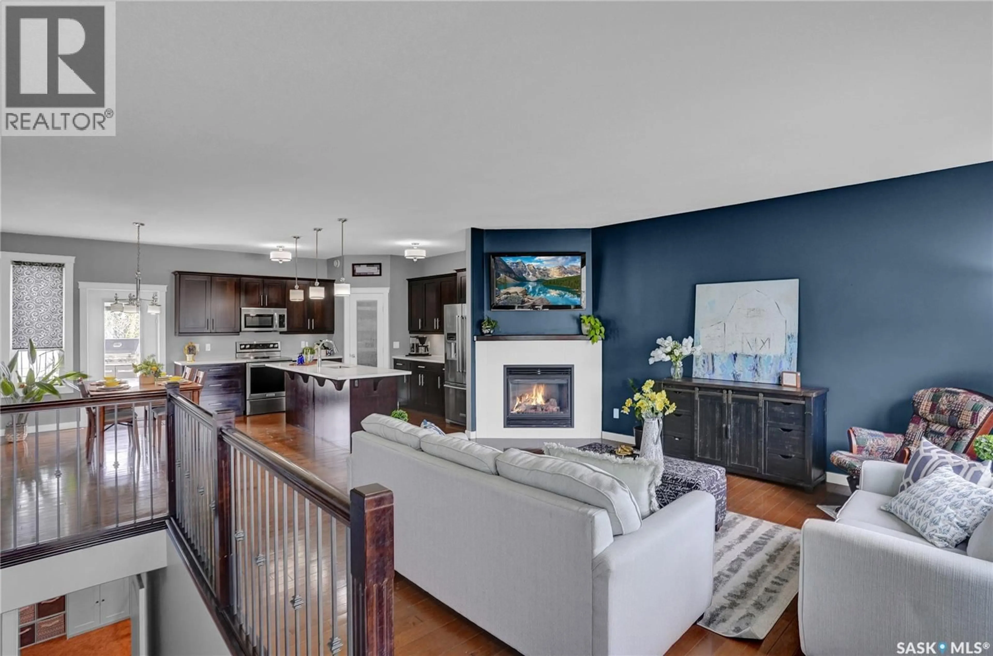 Living room with furniture, unknown for 121 EVERTON CRESCENT, Moose Jaw Saskatchewan S6K0A3