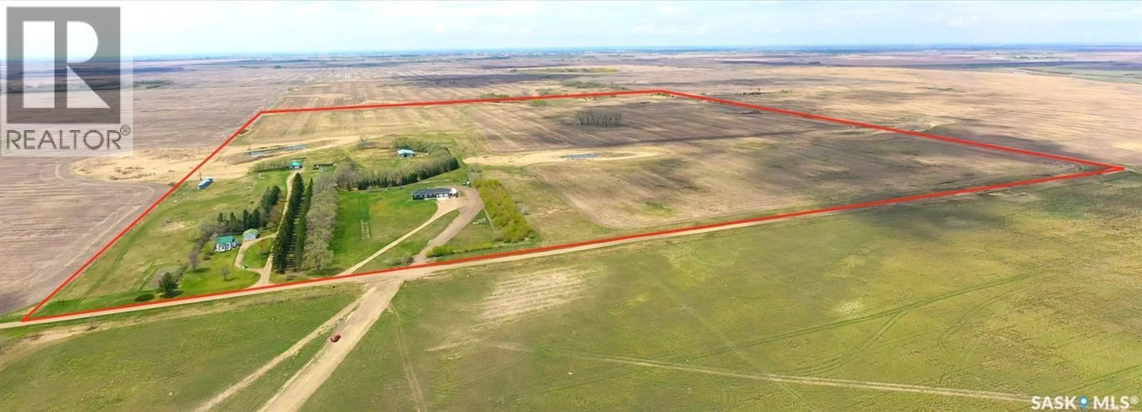 A pic from outside/outdoor area/front of a property/back of a property/a pic from drone, building for 161 GAINSBOROUGH ACREAGE, Argyle Rm No. 1 Saskatchewan S0C0Z0