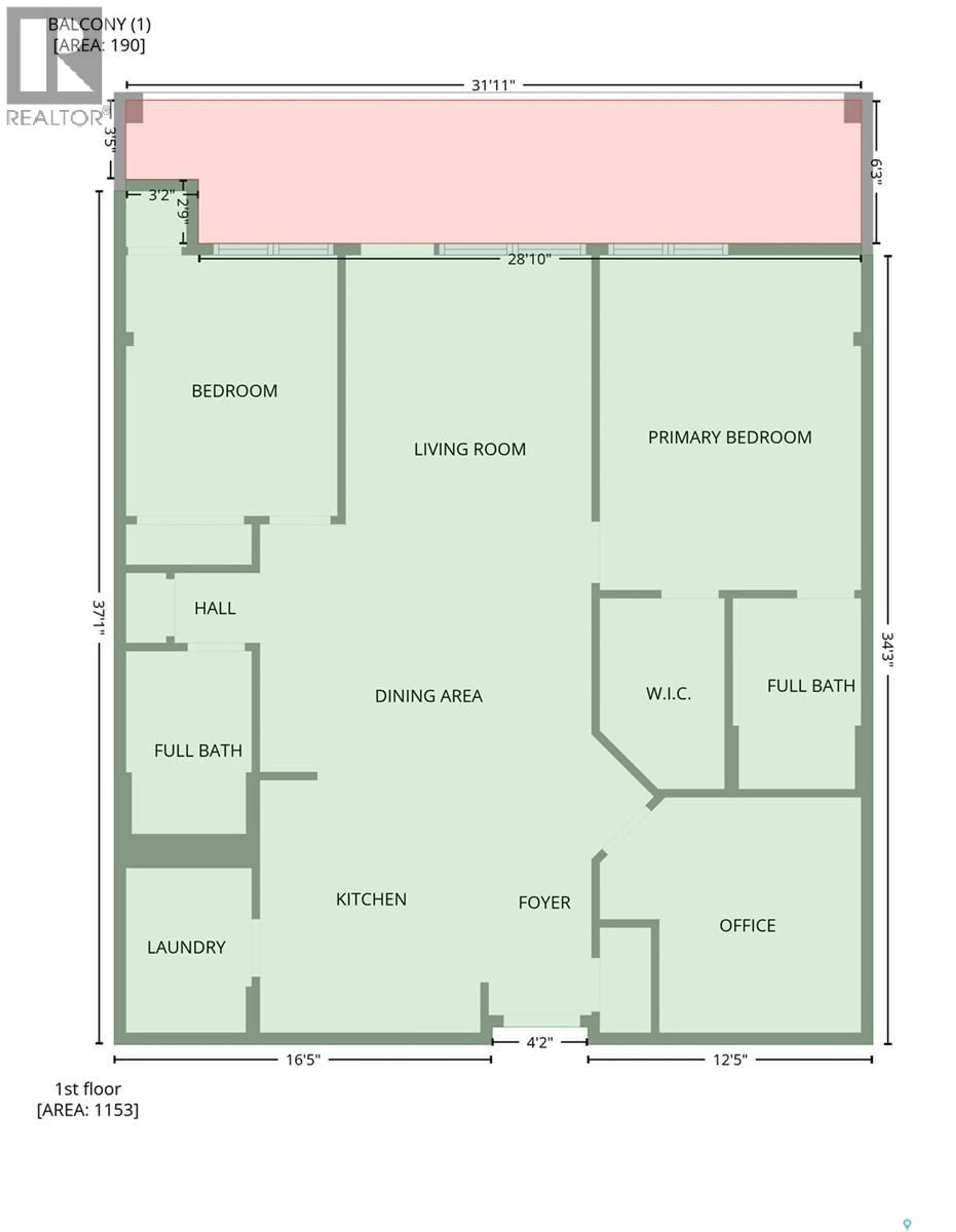 Floor plan for 504 2221 ADELAIDE STREET, Saskatoon Saskatchewan S7J5L9