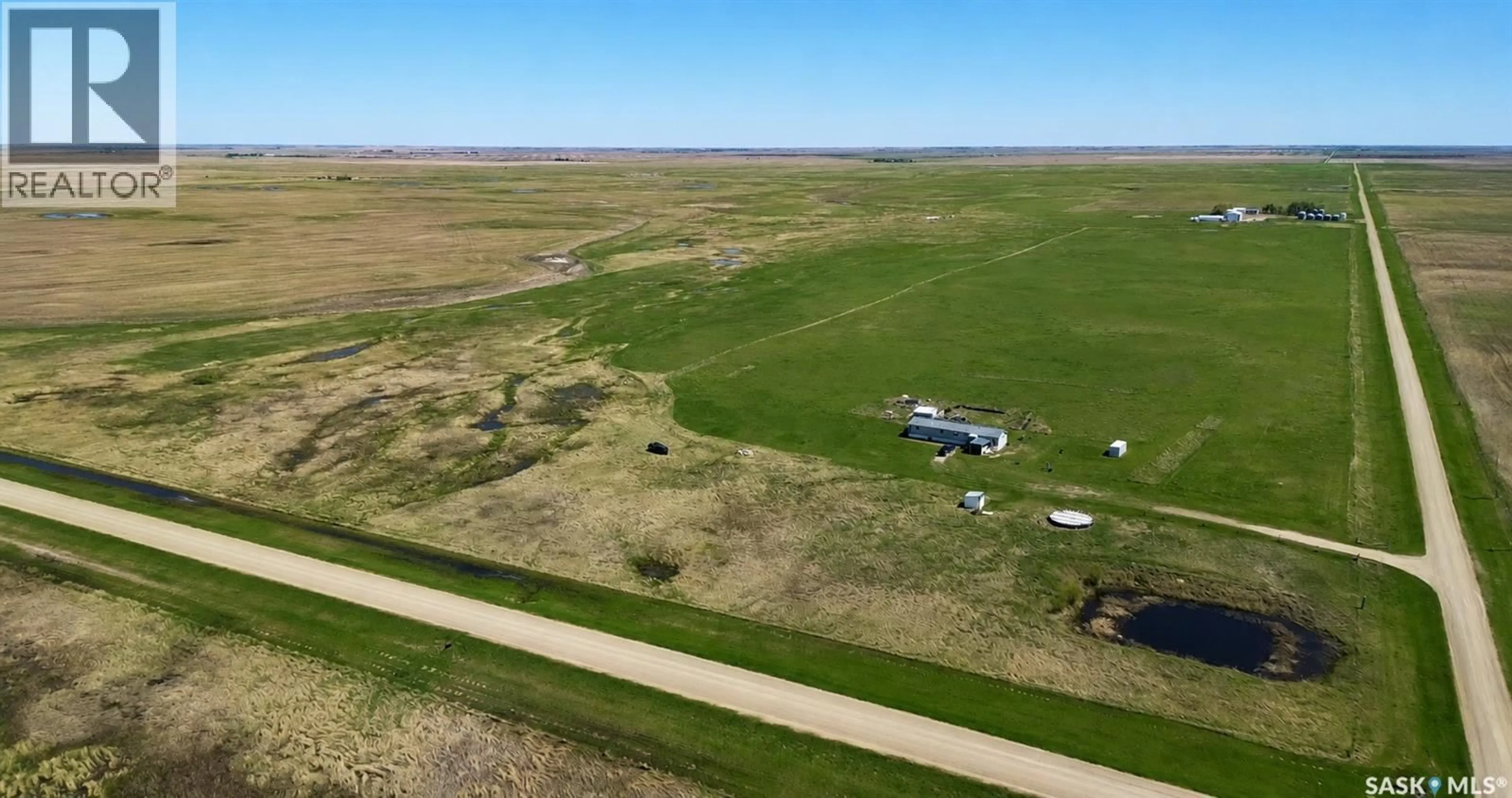 A pic from outside/outdoor area/front of a property/back of a property/a pic from drone, water/lake/river/ocean view for RM OF SARNIA ACREAGE FARMLAND, Sarnia Rm No. 221 Saskatchewan S0G2H0