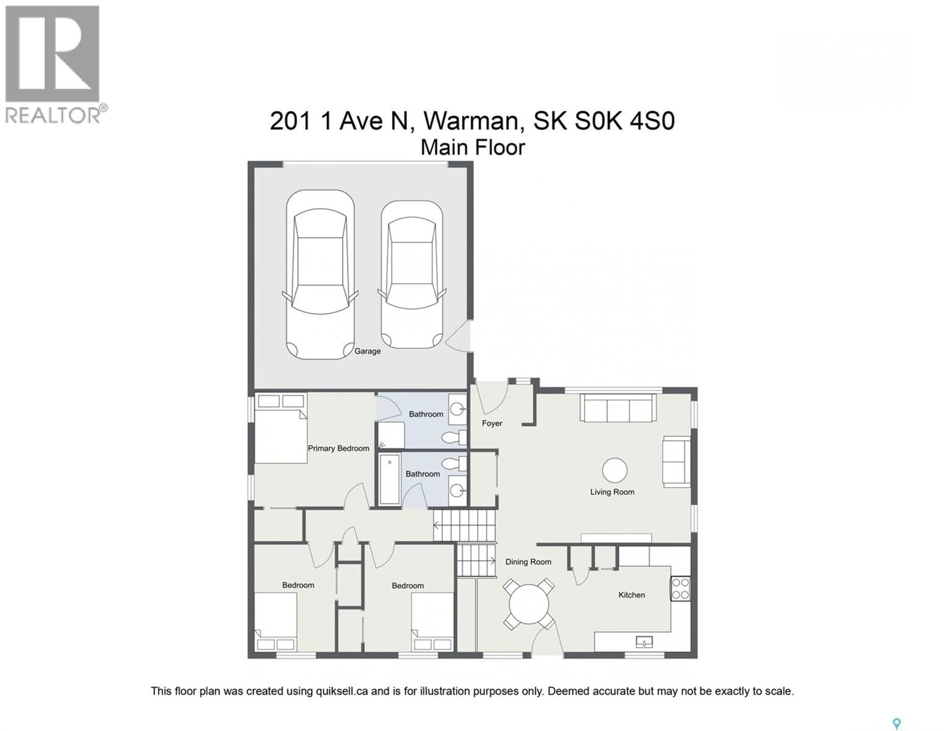 Floor plan for 201 1ST AVENUE, Warman Saskatchewan S0K4S0