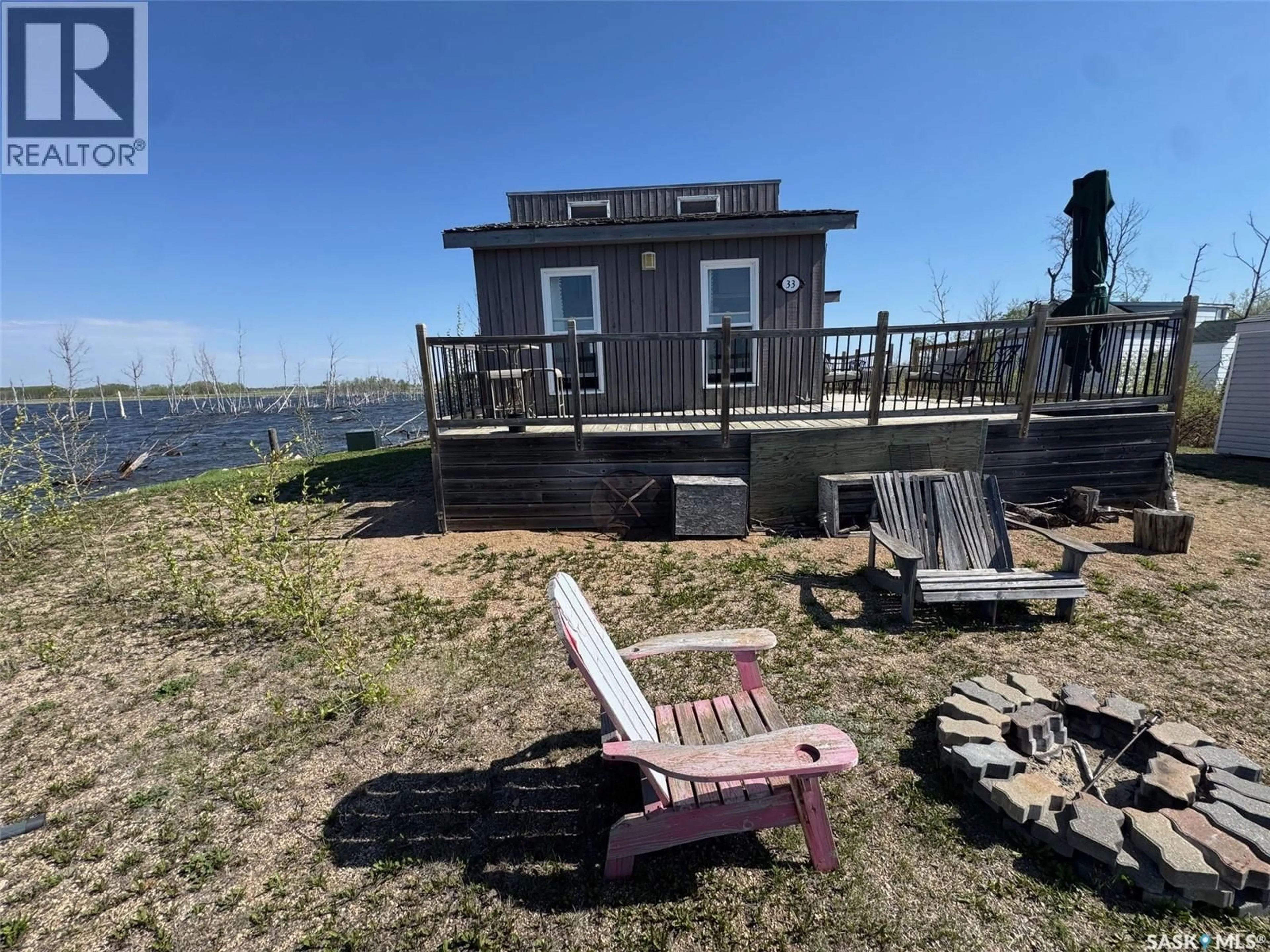 A pic from outside/outdoor area/front of a property/back of a property/a pic from drone, unknown for 32-33 LAKEFRONT LOT, Spalding Rm No. 368 Saskatchewan S0K2Z0