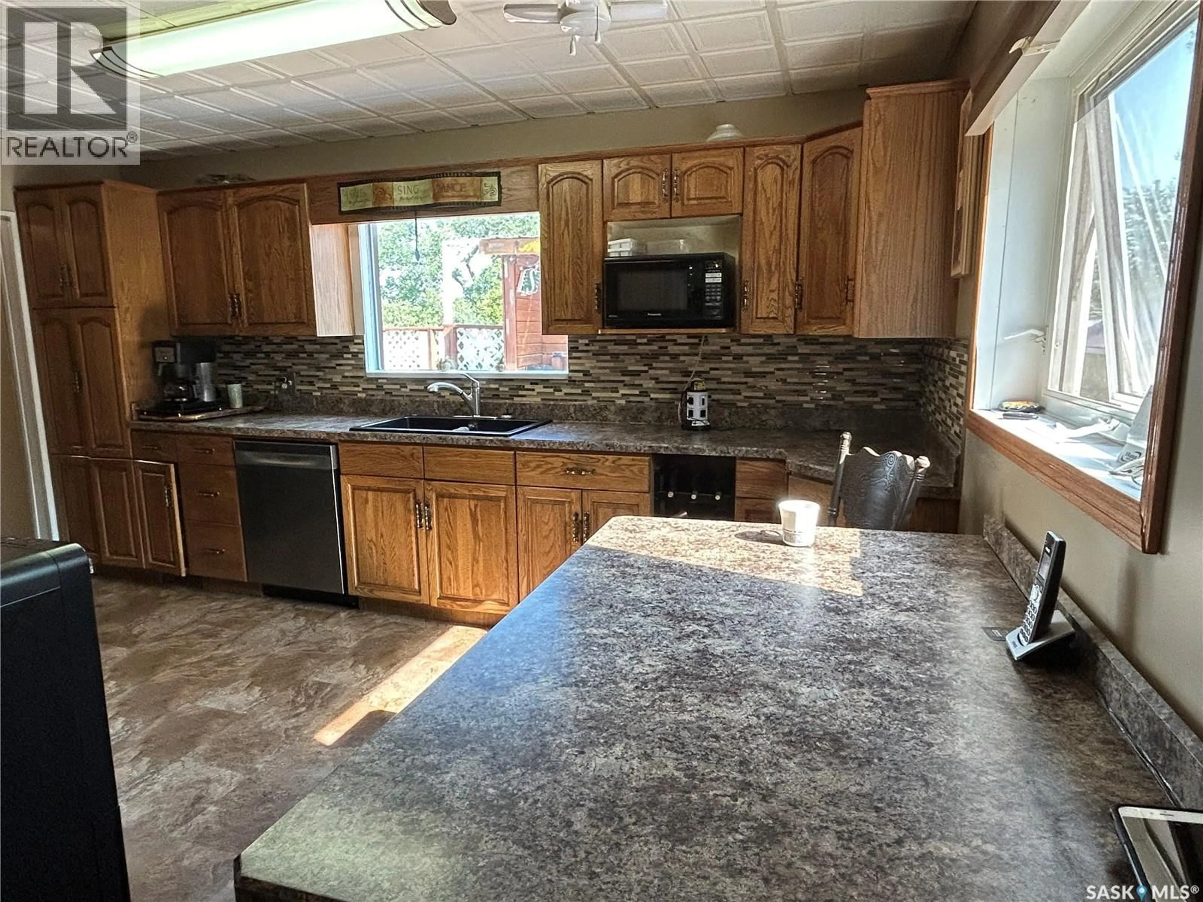 Open concept kitchen, ceramic/tile floor for 301 TAVISTOCK AVENUE, Torquay Saskatchewan S0C2L0