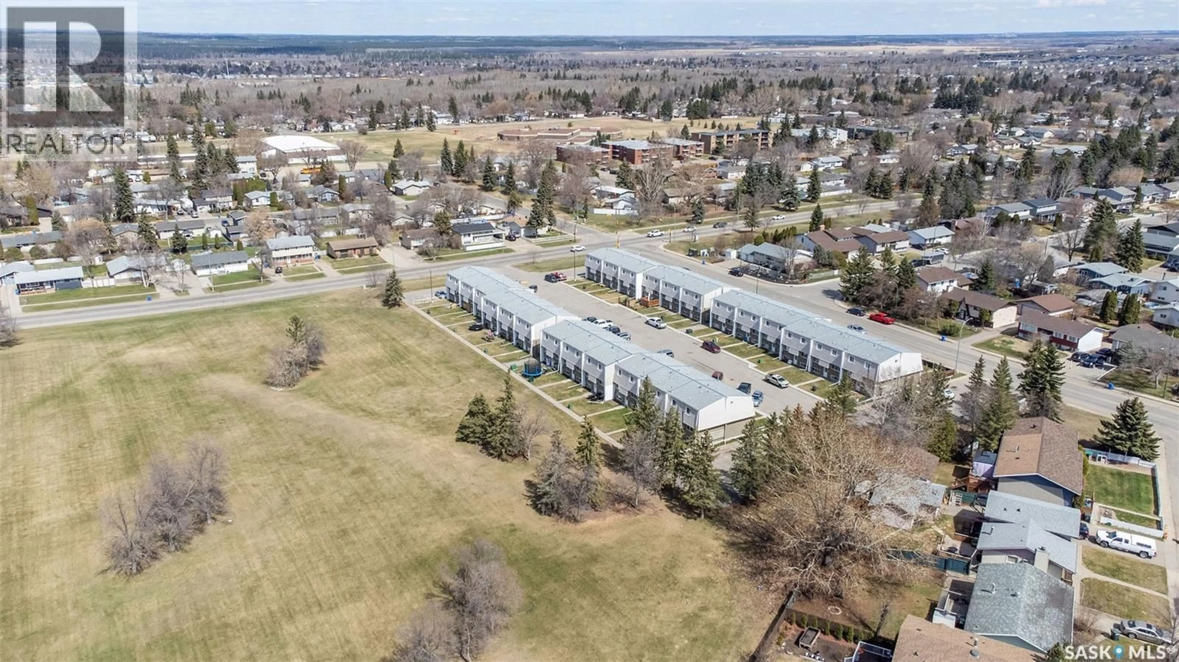 A pic from outside/outdoor area/front of a property/back of a property/a pic from drone, unknown for 2800 DUNN DRIVE, Prince Albert Saskatchewan S6V6P7