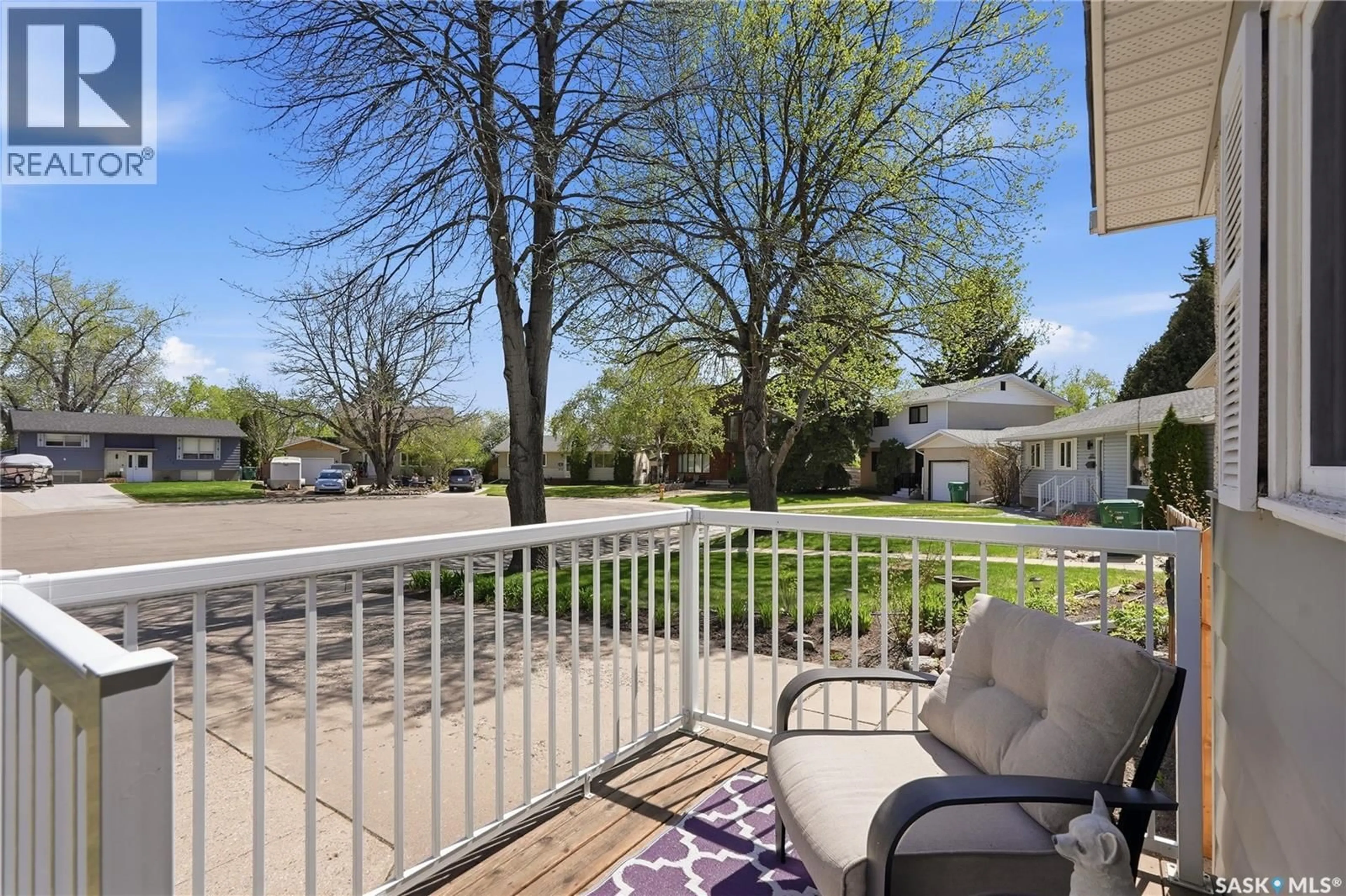 Patio, water/lake/river/ocean view for 229 ACADIA PLACE, Saskatoon Saskatchewan S7H3W3