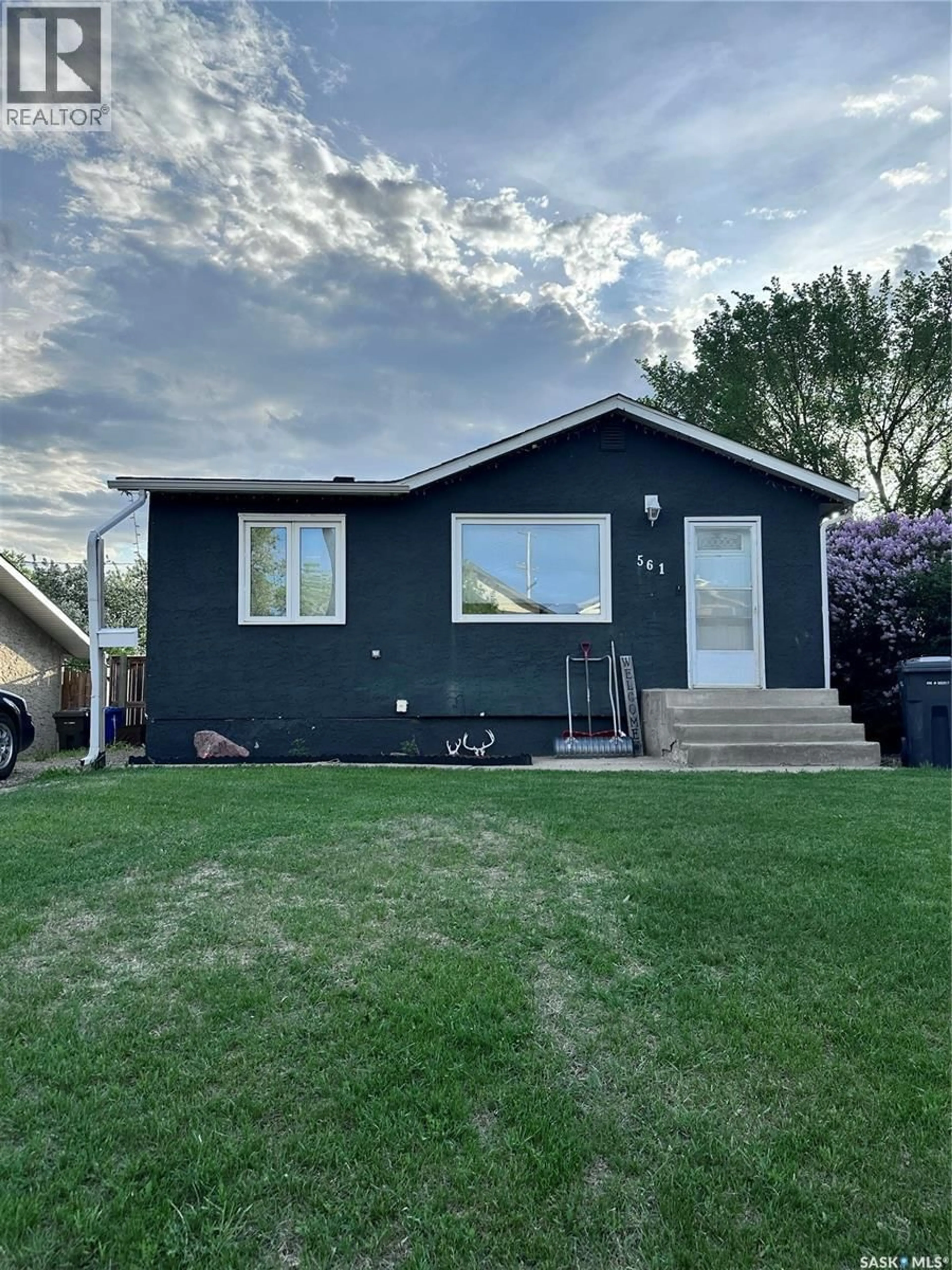 Home with vinyl exterior material, street for 561 105TH STREET, North Battleford Saskatchewan S9A1R6