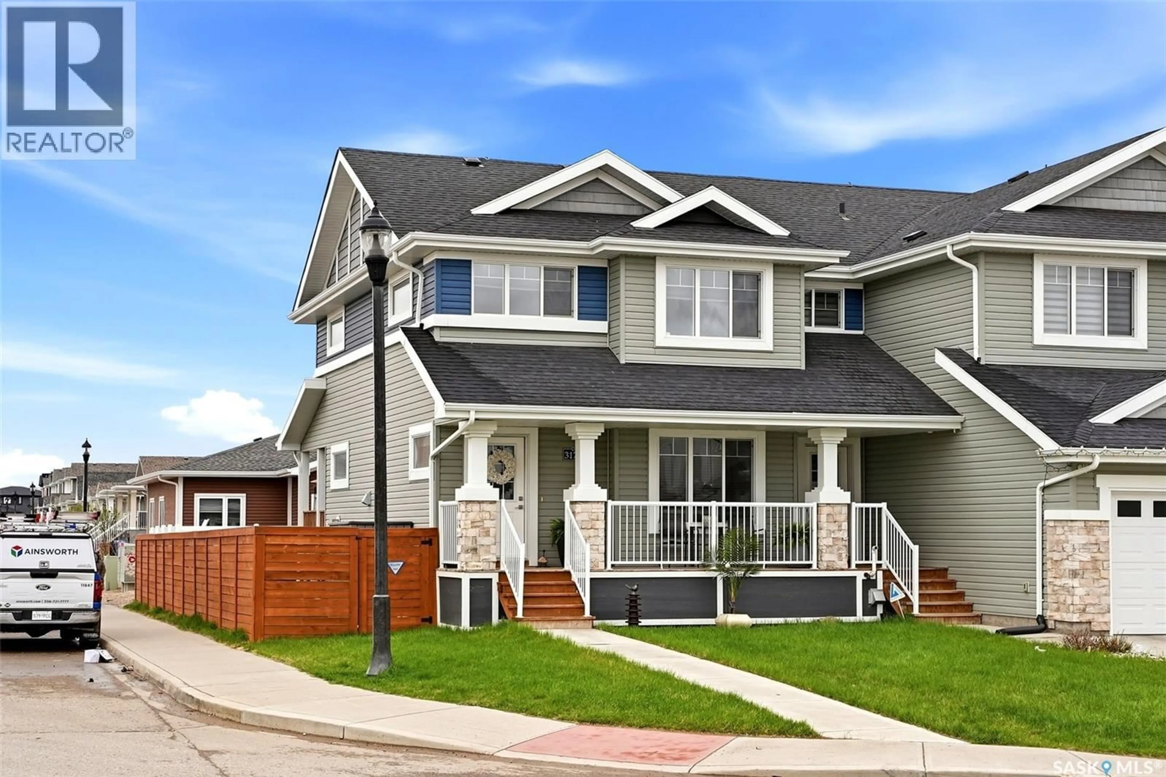 Home with vinyl exterior material, street for 3178 GREEN STONE ROAD, Regina Saskatchewan S4V3R8