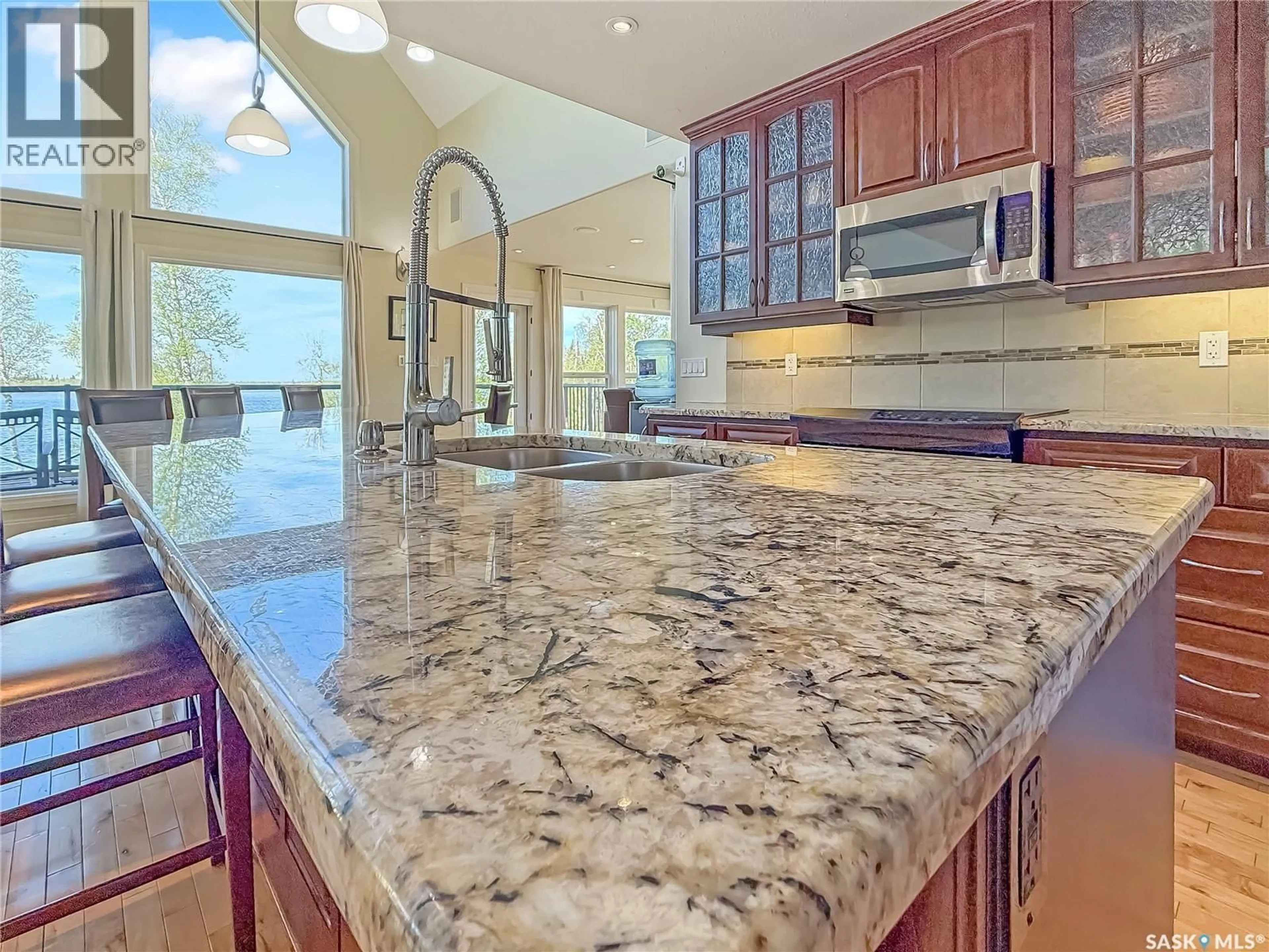 Open concept kitchen, ceramic/tile floor for 46 SUNSET WAY, Candle Lake Saskatchewan S0J3E0
