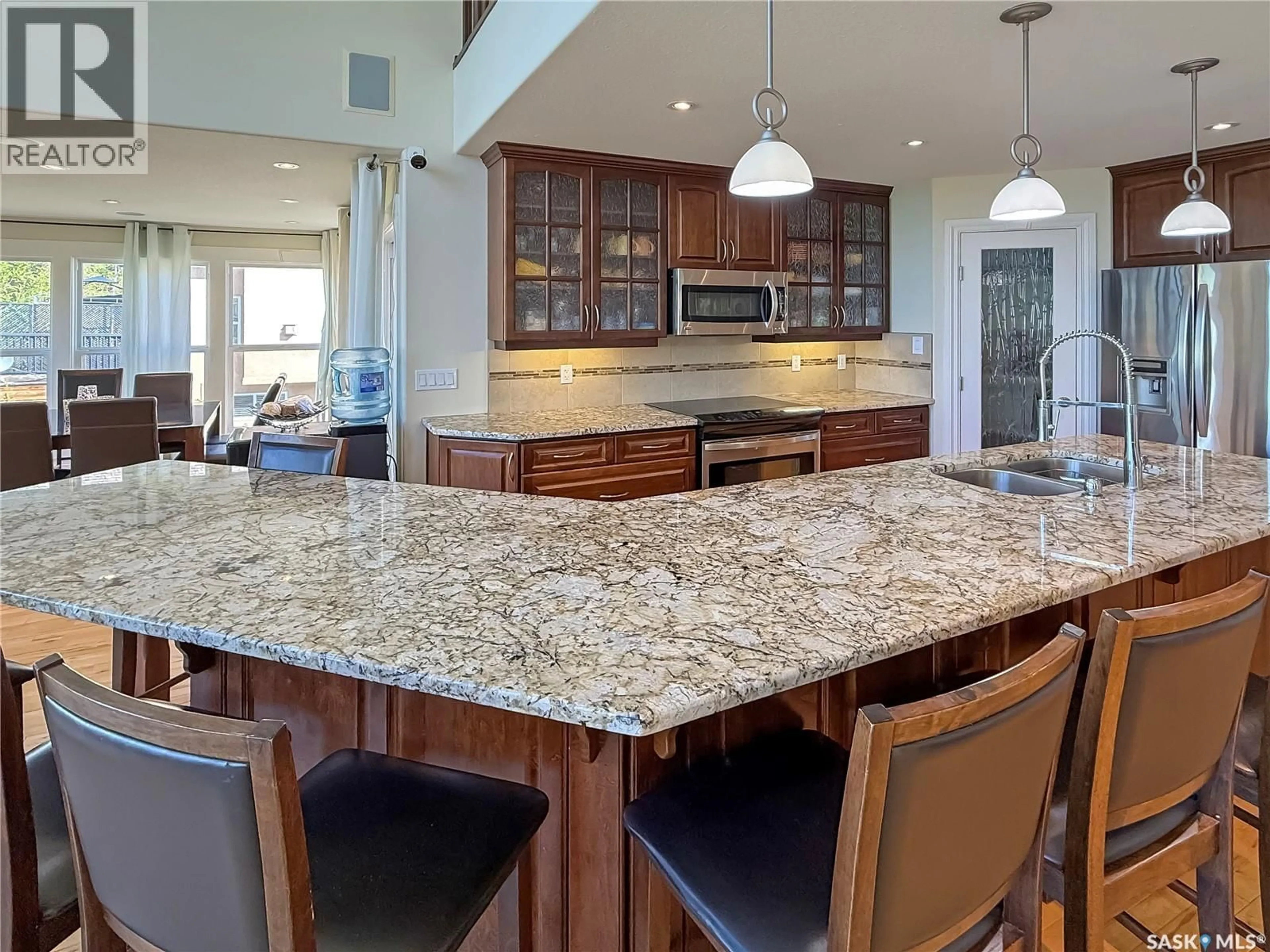 Contemporary kitchen, ceramic/tile floor for 46 SUNSET WAY, Candle Lake Saskatchewan S0J3E0