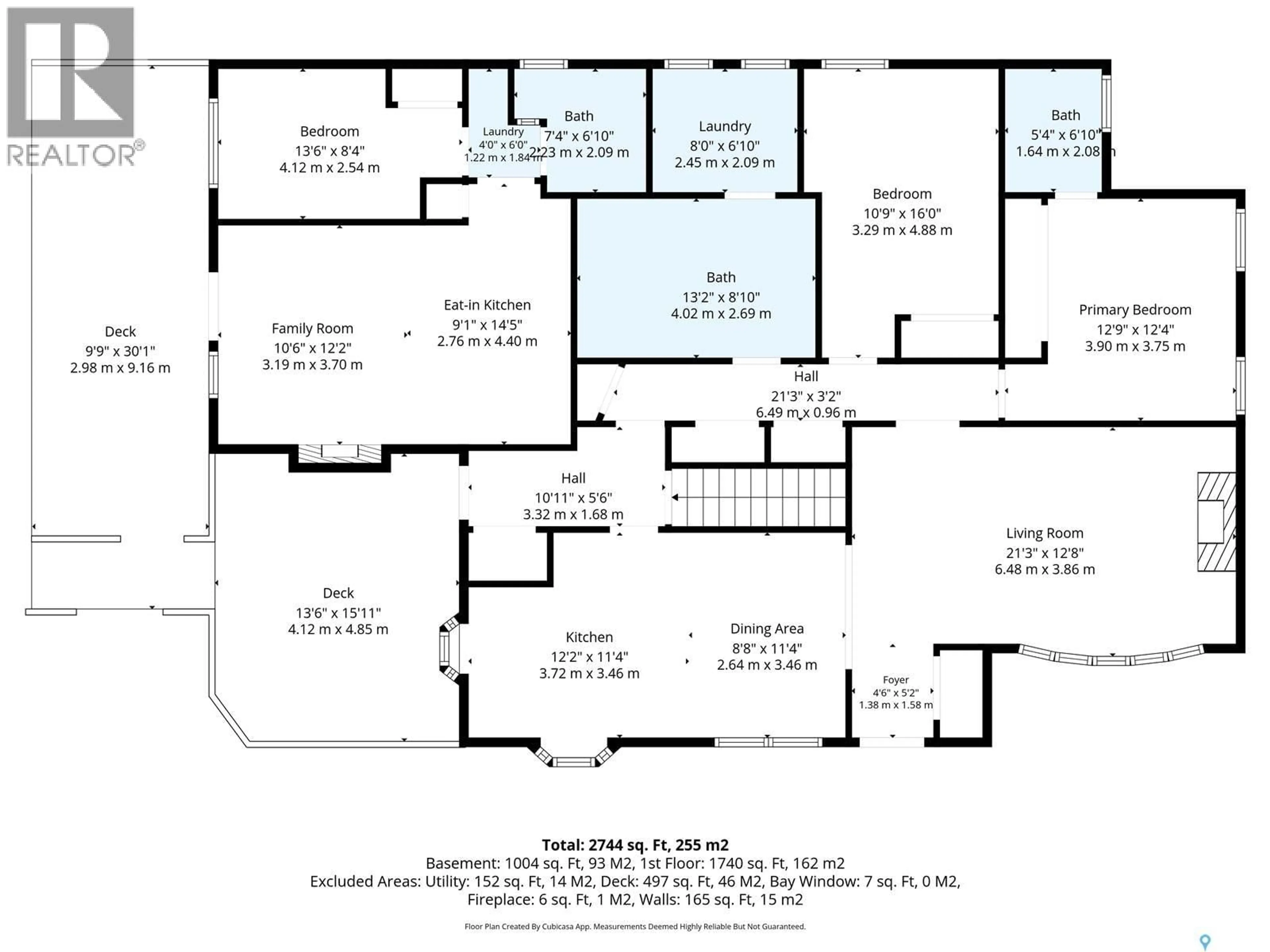 Floor plan for 444 Q AVENUE, Saskatoon Saskatchewan S7L2Y1